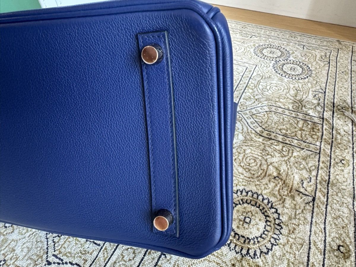 Hermes Hermès Bleu Marine Matte Mississipiensis Alligator Birkin 30 Size ONE SIZE - 6 Thumbnail