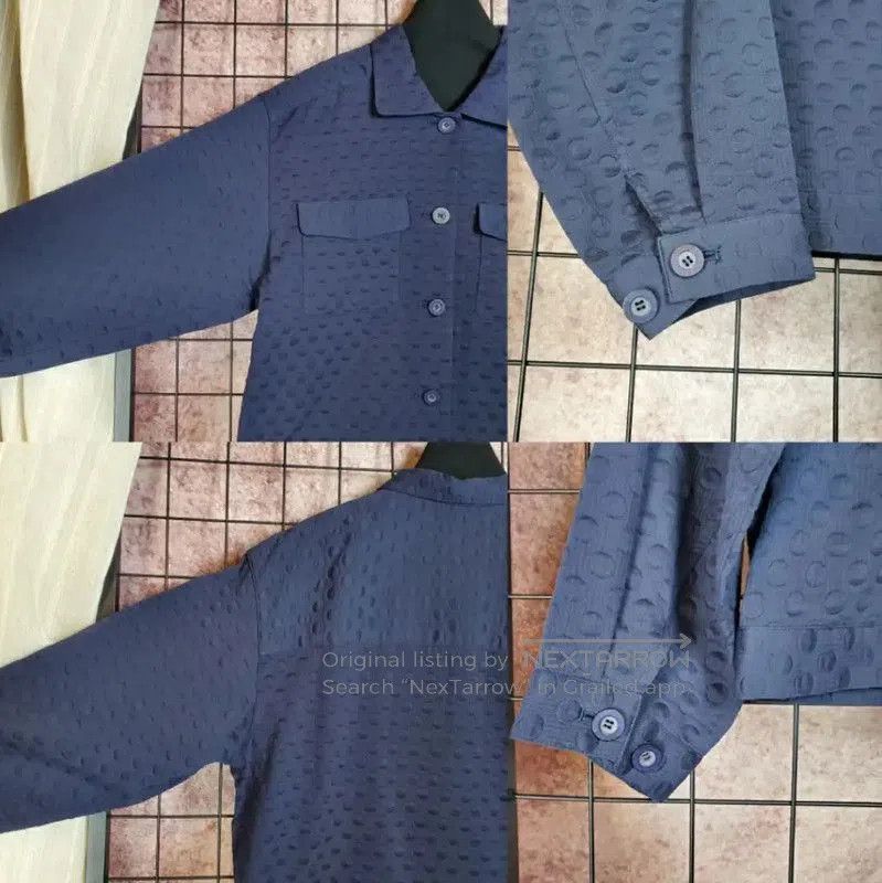 Dior Dior Navy Cotton Blend Cardigan for Women . Size L / US 10 / IT 46 - 5 Thumbnail