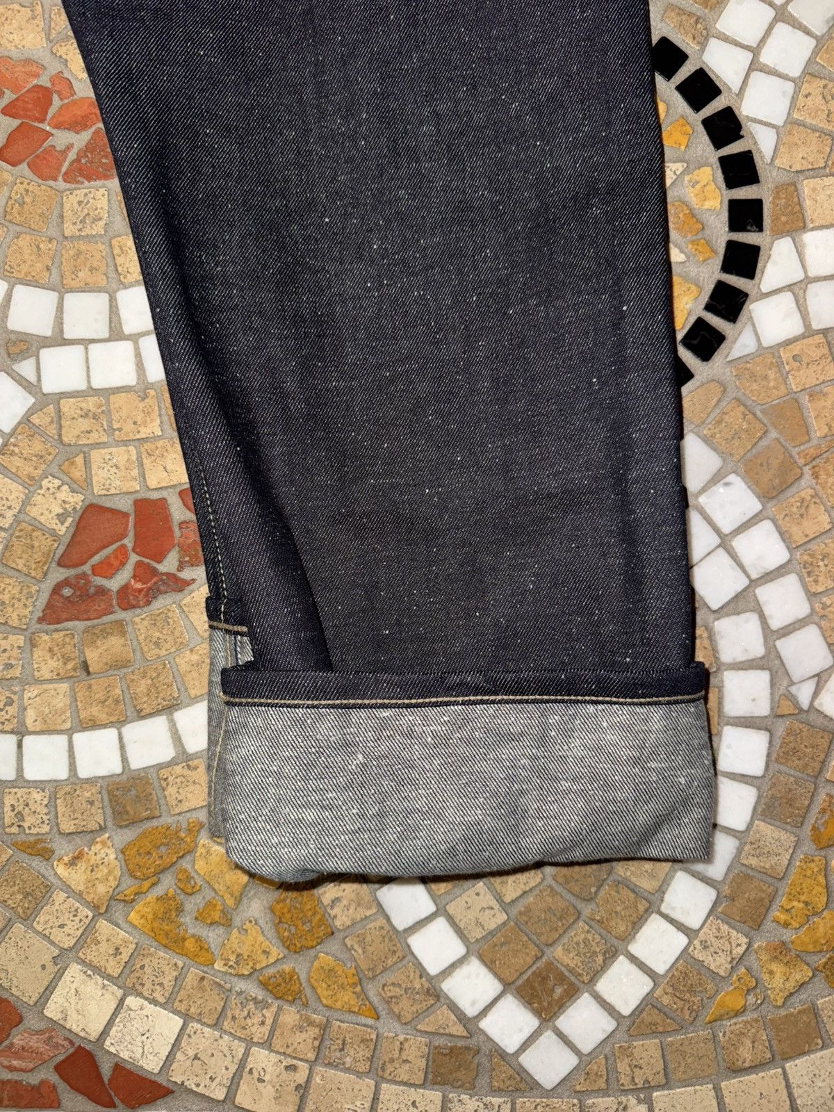 Railcar Fine Goods Railcar Fine Goods Spikes Taper Leg Japanese Nep Denim NWT Size US 44 / EU 60 - 3 Thumbnail