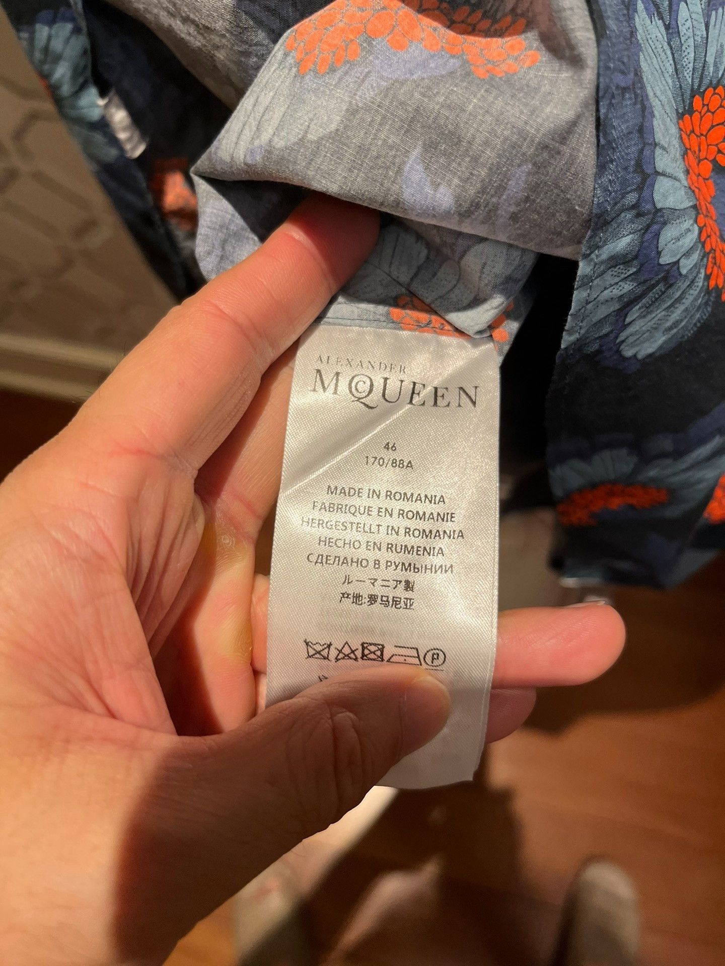 Alexander McQueen Alexander McQueen Floral Shirt Size US S / EU 44-46 / 1 - 6 Thumbnail