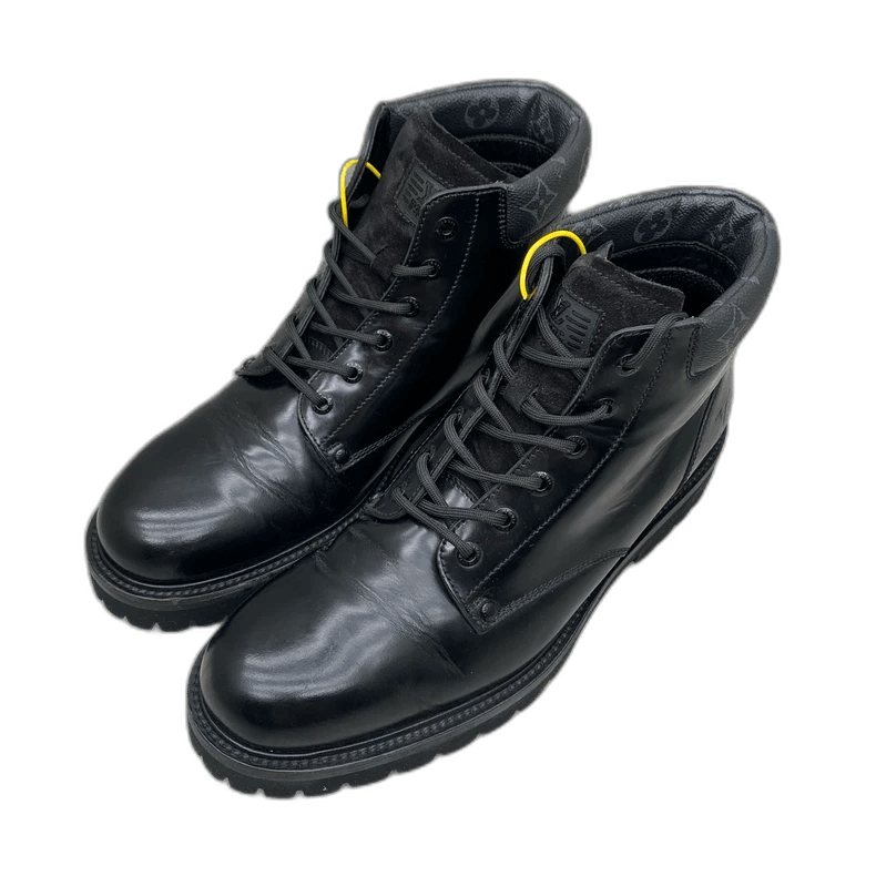 Louis Vuitton lv black high top martin boots Size US 10 / EU 43 - 1 Thumbnail