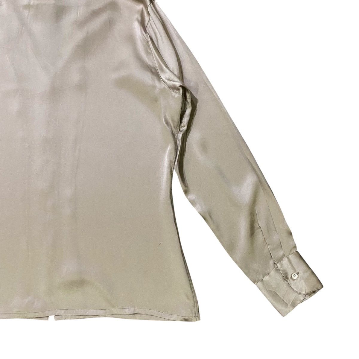agnes b. ‼️LAST DROP‼️Agnès b Silk Blouse Vintage Minimalist Luxury Size S / US 4 / IT 40 - 10 Thumbnail