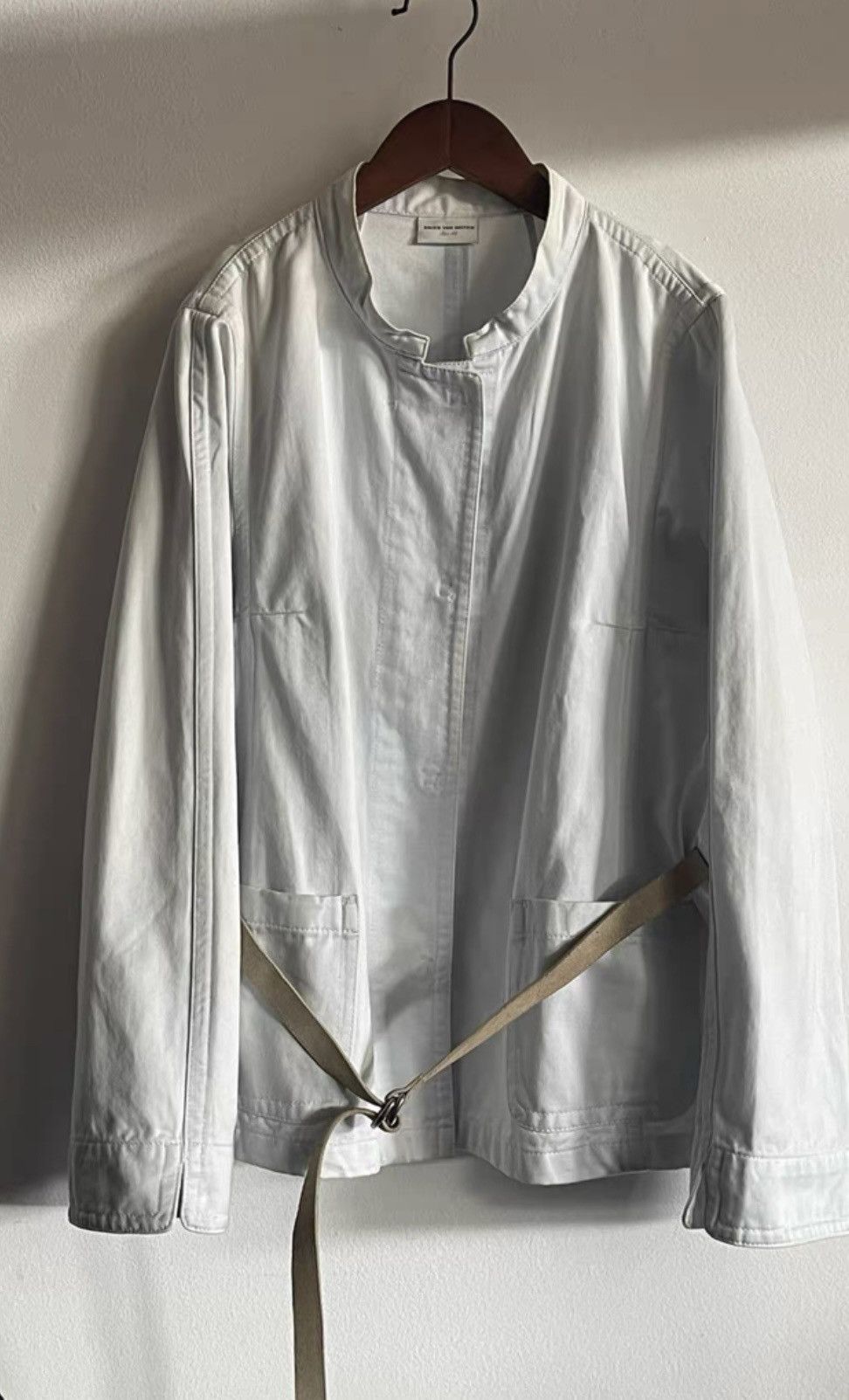 Dries Van Noten Dries Van Noten｜11ss leather belt suit jacket Size M / US 6-8 / IT 42-44 - 5 Thumbnail