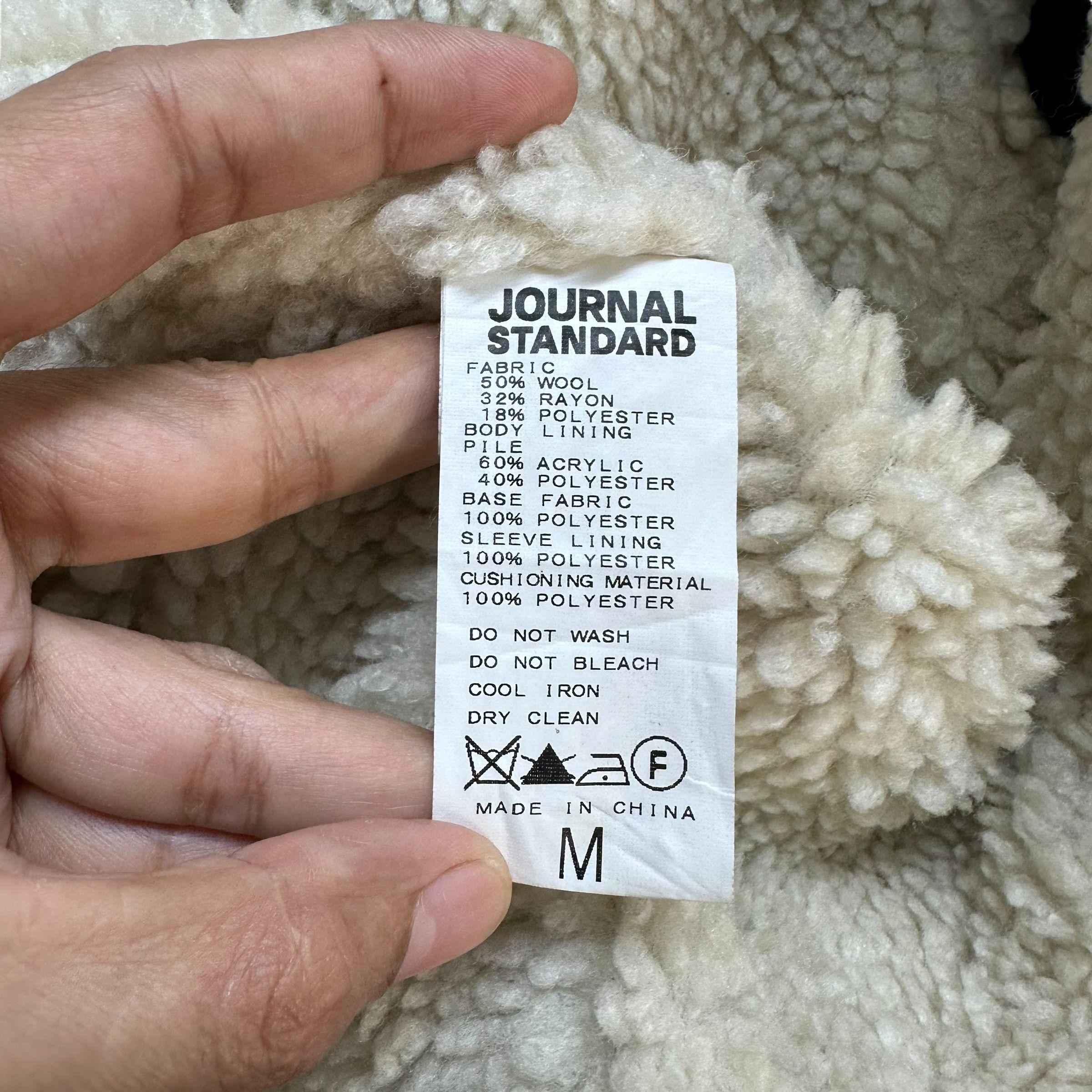 Journal Standard Journal Standard Four Pocket Sherpa Jacket #A28-0632 Size US M / EU 48-50 / 2 - 10 Thumbnail