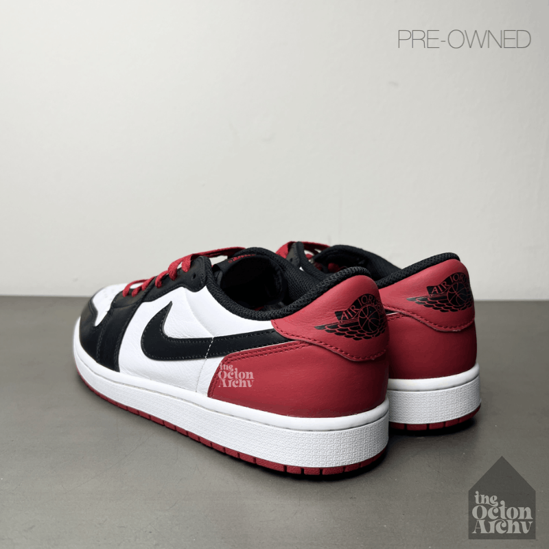 Jordan Brand Air Jordan 1 Retro Low OG 'Black Toe' CZ0790-106 Pre-Owned Size US 10.5 / EU 43-44 - 3 Thumbnail