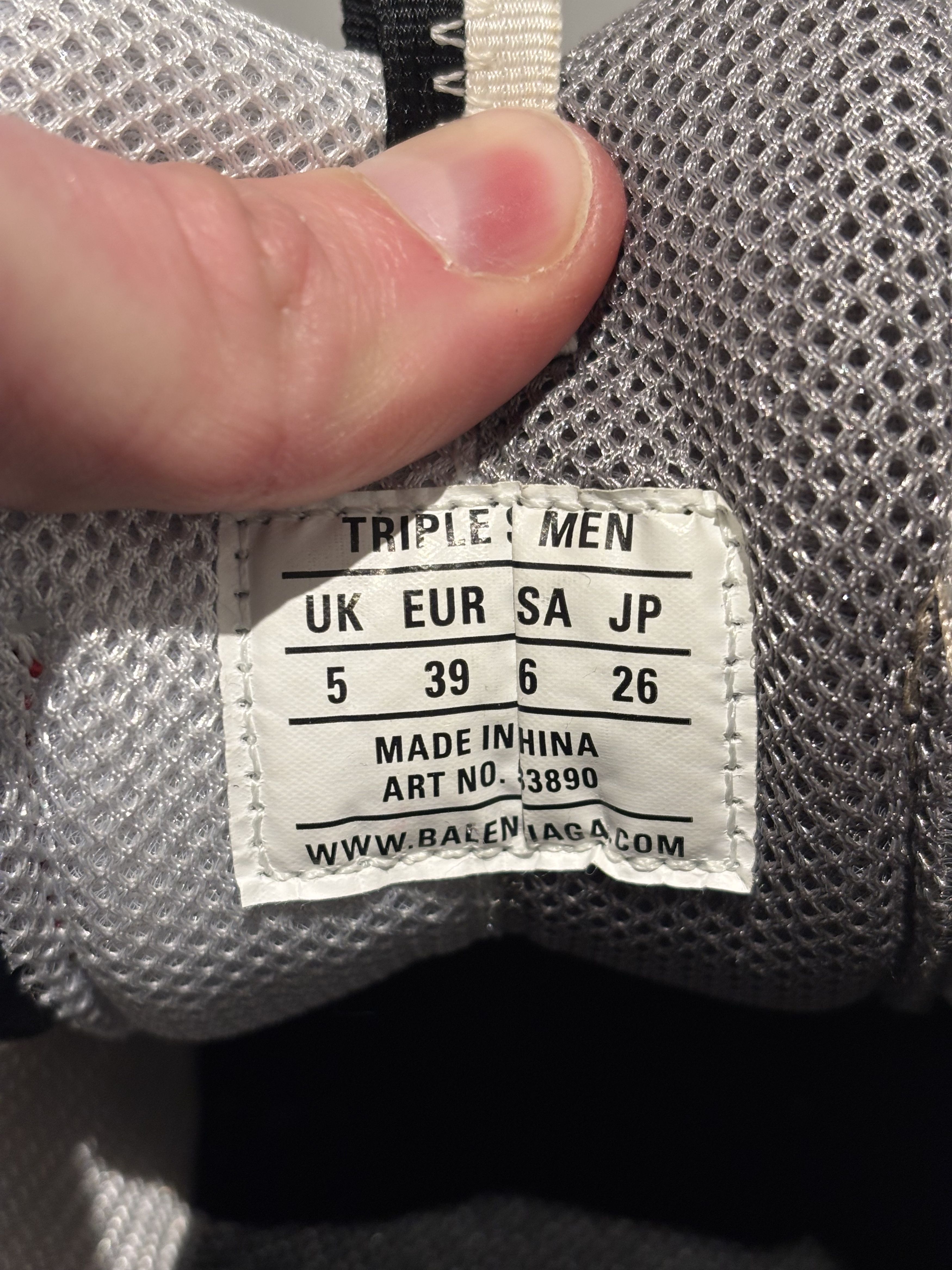 Balenciaga Basket de luxe Balenciaga Triple S en tbe Size US 6 / EU 39 - 17 Thumbnail