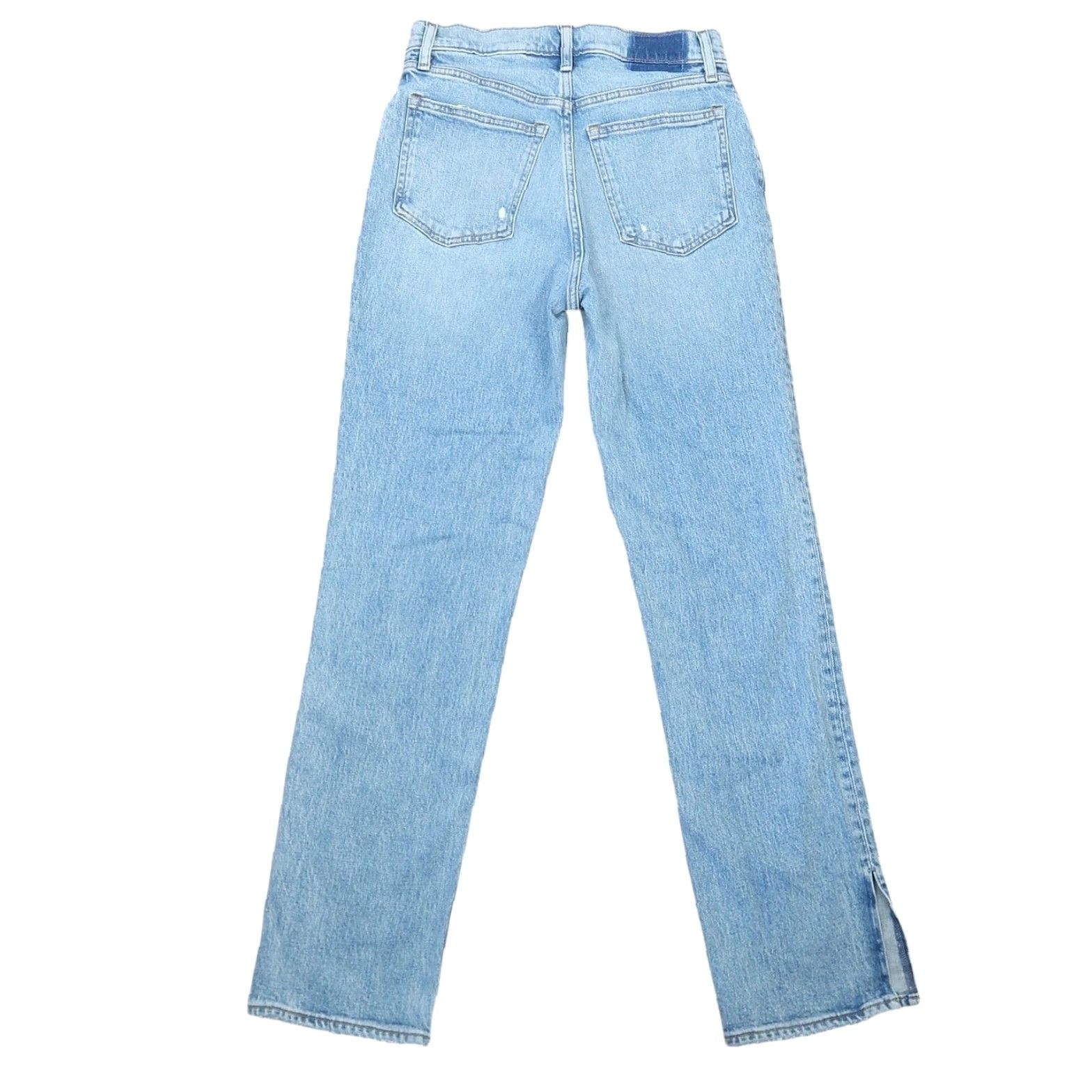 Abercrombie & Fitch Abercrombie & Fitch The 90s Straight Ultra High Rise Light Wash Jeans 90s Womens Jeans 28 in Waist 31 in Inseam - Size 6 Blue Size 28" / US 6 / IT 42 - 3 Thumbnail
