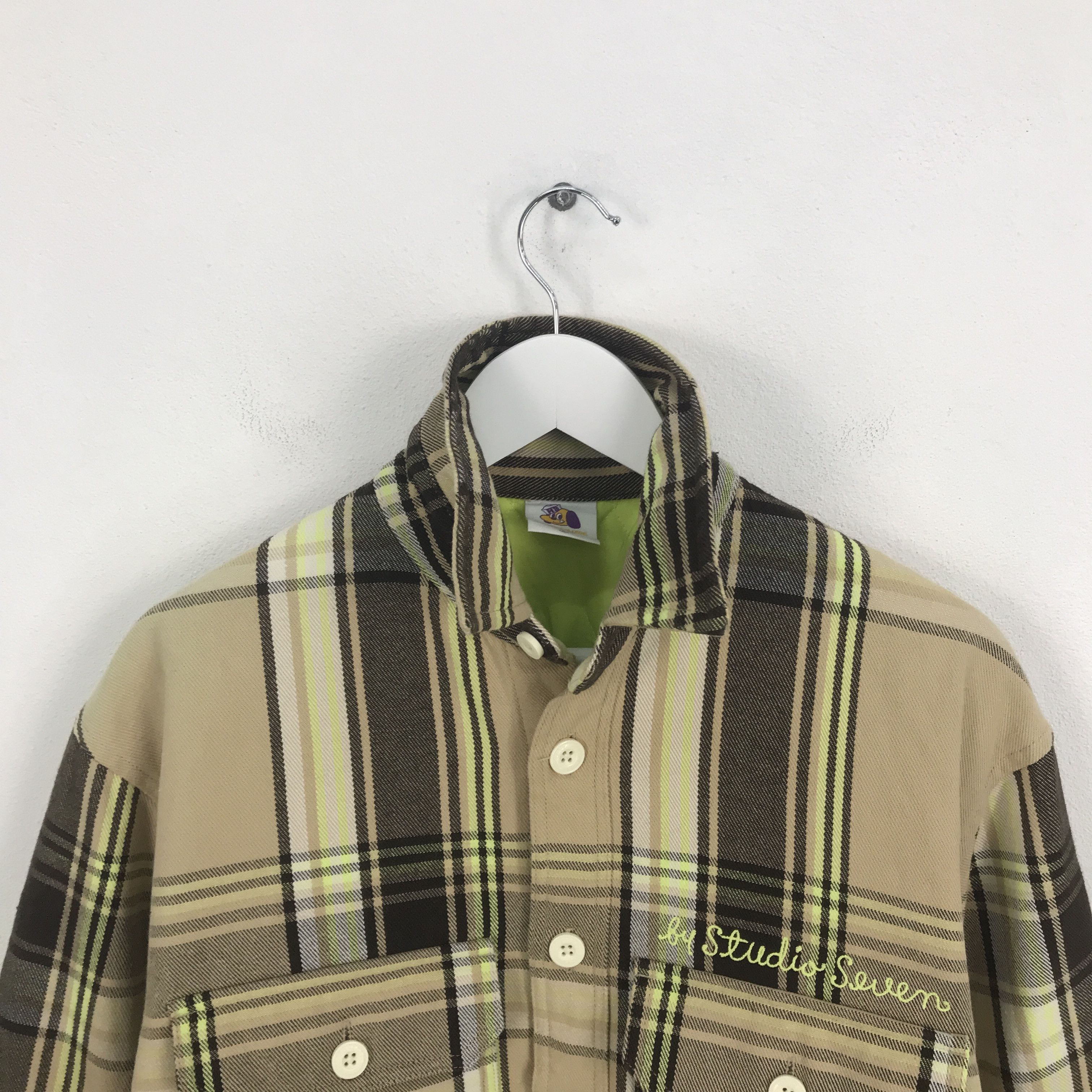 Japanese Brand × Studio Seven Rare Honest college Button Up Shirt Size US S / EU 44-46 / 1 - 3 Thumbnail