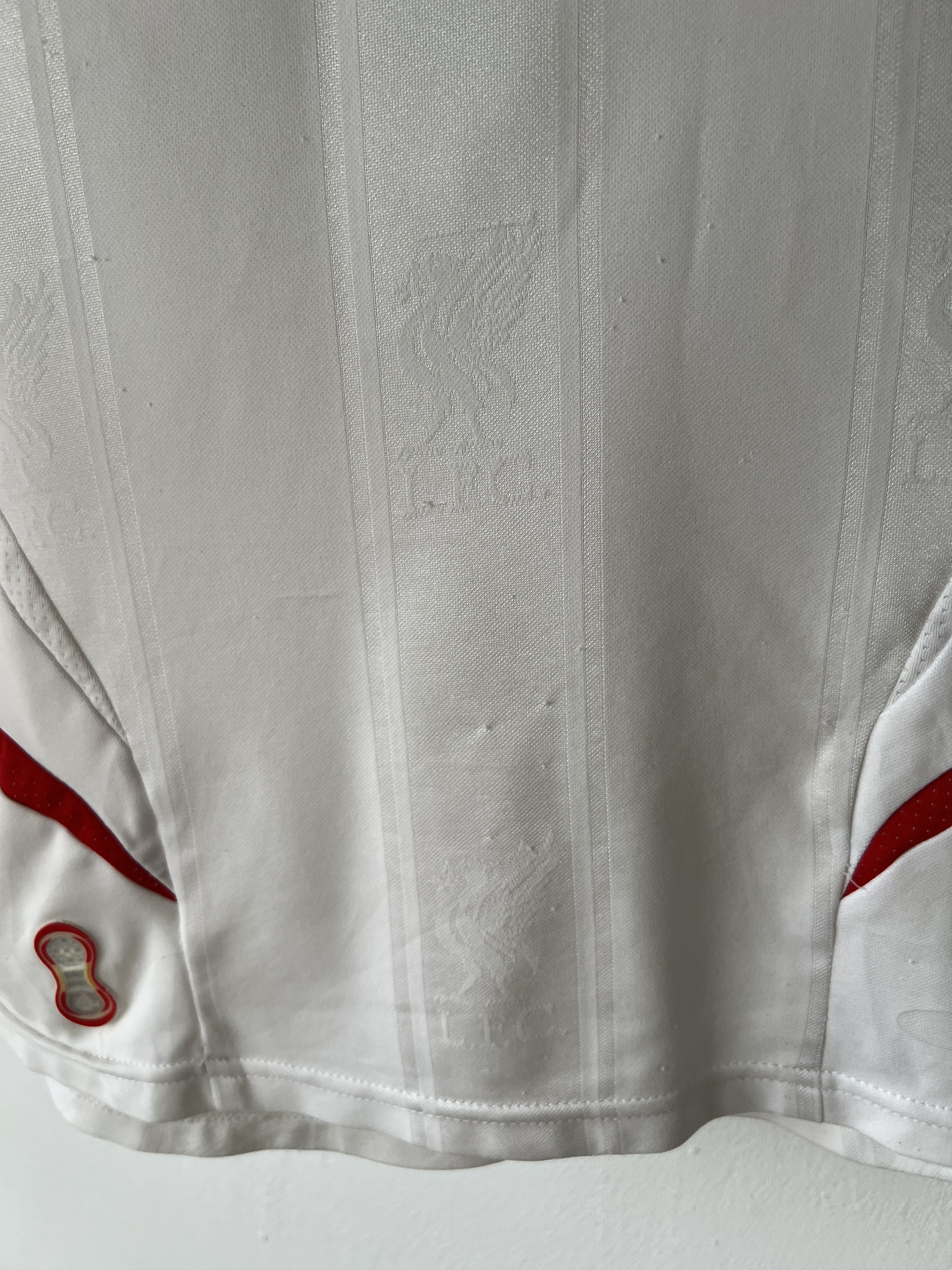 Adidas (M fits L) Liverpool 2007-08 Away Long Sleeve Kit Alonso #14 Size US L / EU 52-54 / 3 - 8 Thumbnail