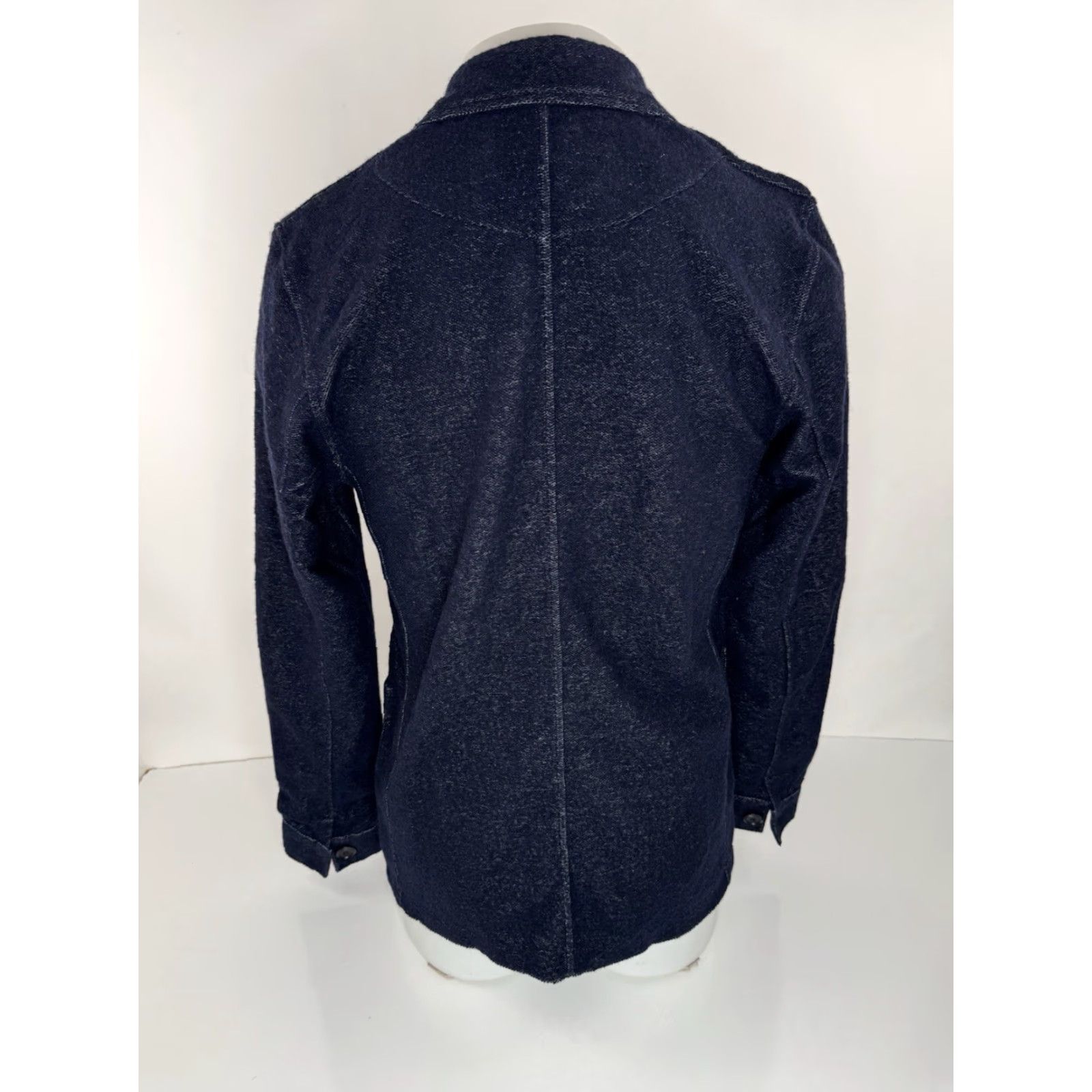 Oliver Spencer Oliver Spencer Blazer Mens S Wool Blend Lounge Jacket Blue EXCELLENT Stocked ZZ7 Size 36R - 3 Thumbnail