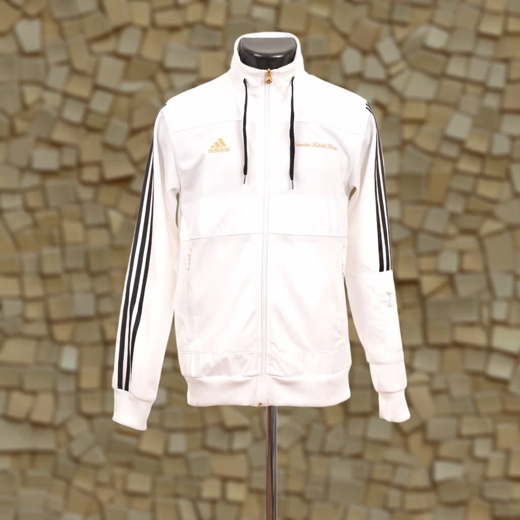 Adidas Adidas DDP Germany 2010/2011 Track Jacket P42267 Size S White Men Shirt Size US S / EU 44-46 / 1 - 1 Thumbnail