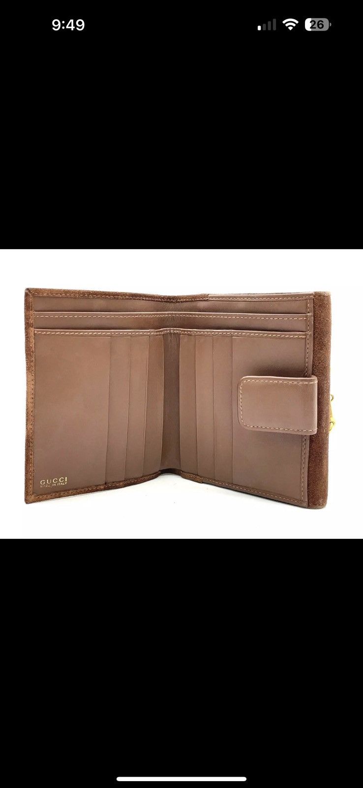 Gucci Authentic Gucci Horsebit Suede Bi-fold Wallet & 6 Key Holde Size ONE SIZE - 10 Thumbnail