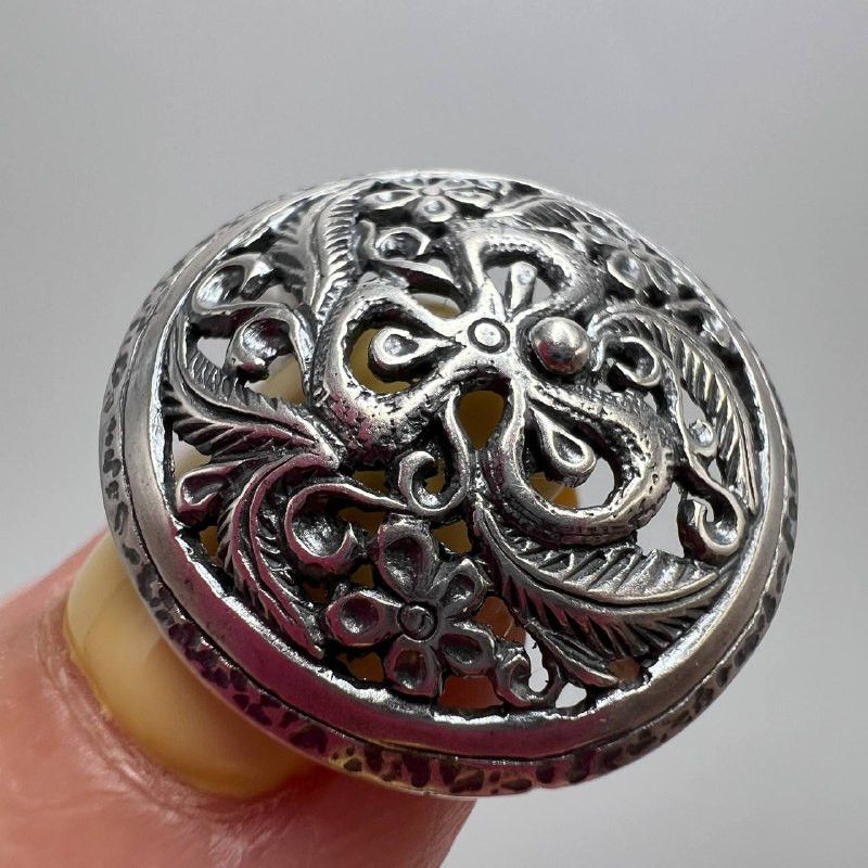 Vintage Vintage Sterling Silver 925 Filigree Clip On Earrings 8.6g Size ONE SIZE - 6 Thumbnail