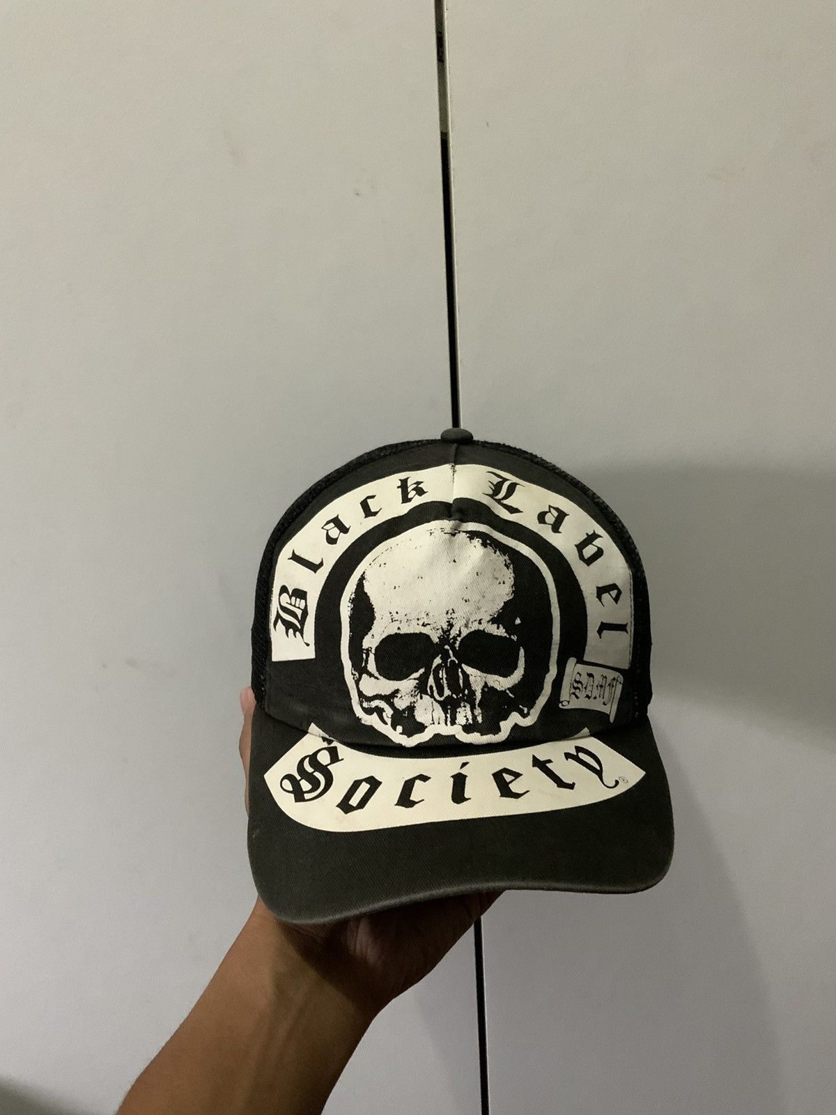 If Six Was Nine Black Label Society Skull Trucker Hat Cap Size ONE SIZE - 1 Thumbnail