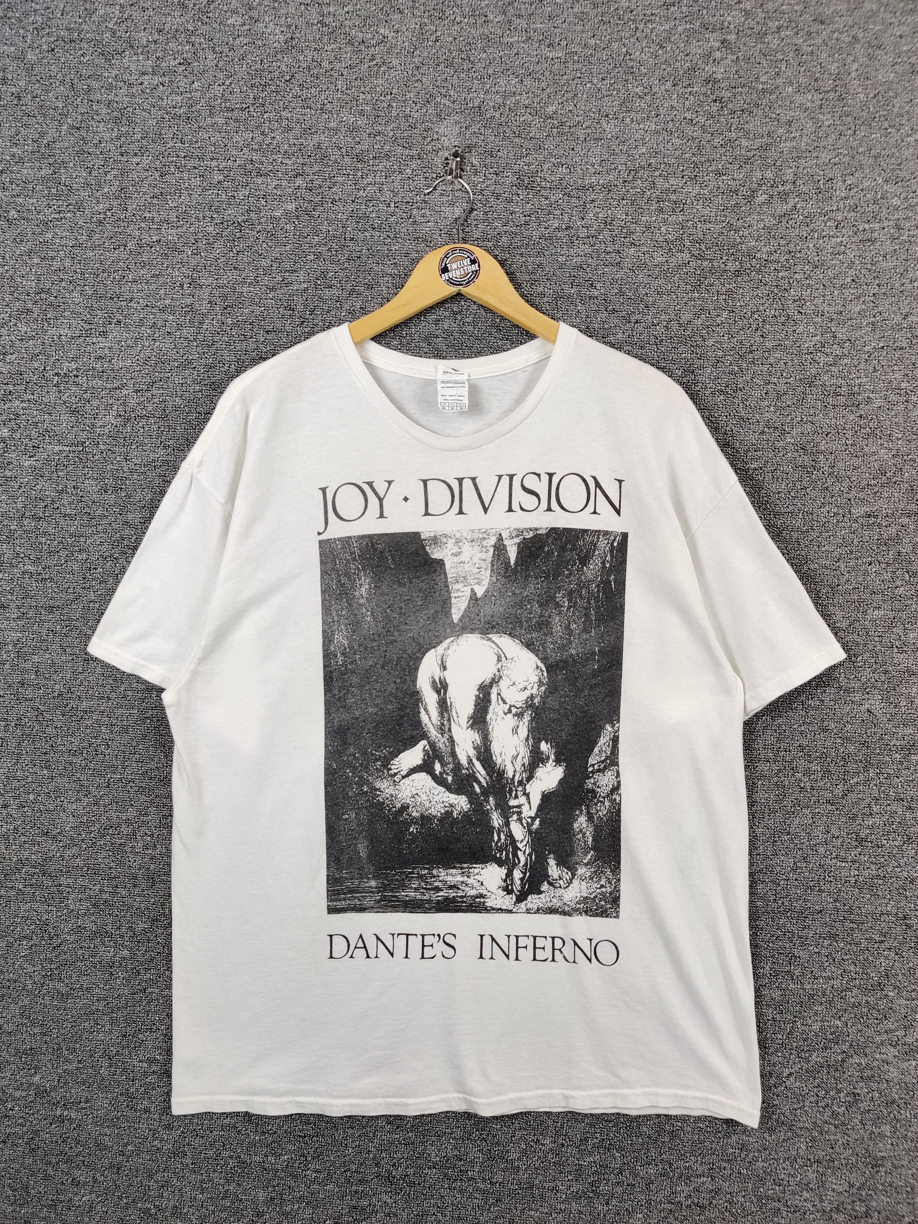 Band Tees Vintage Joy Division Dante's Inferno Band Tee Tshirt Size US XL / EU 56 / 4 - 1 Thumbnail