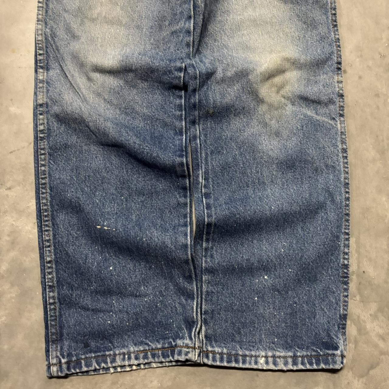 Japanese Brand × Vintage Crazy Vintage 90s Grunge Faded Medium Wash Denim Jeans! Size US 34 / EU 50 - 6 Thumbnail