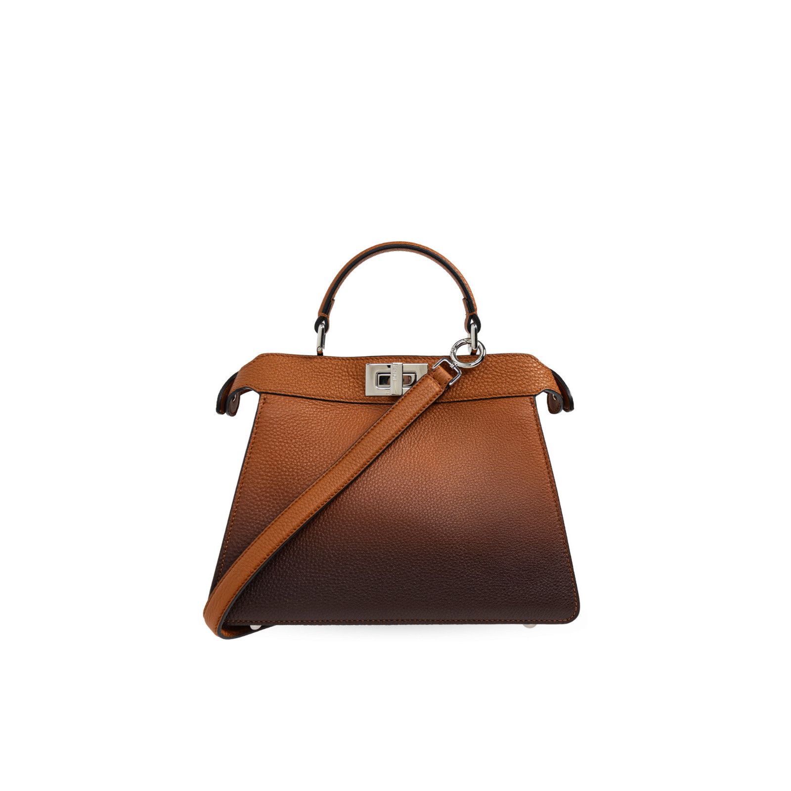 FENDI Peekaboo ISeeU Small $6300 Brown Gradient Top Handle B