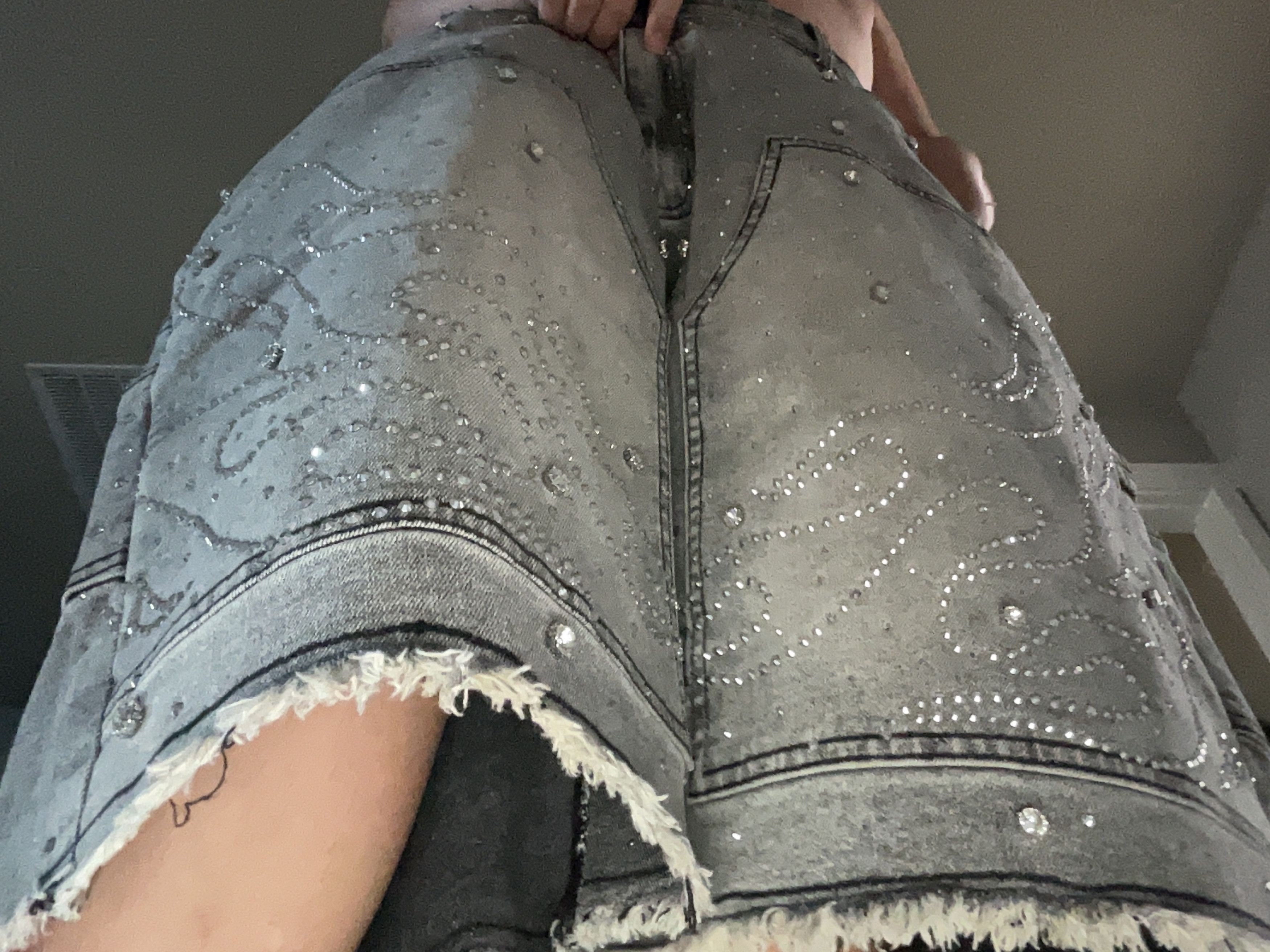 Other NWT Uncle Ralph Rhinestone Flame Jorts Size US 42 / EU 58 - 8 Thumbnail