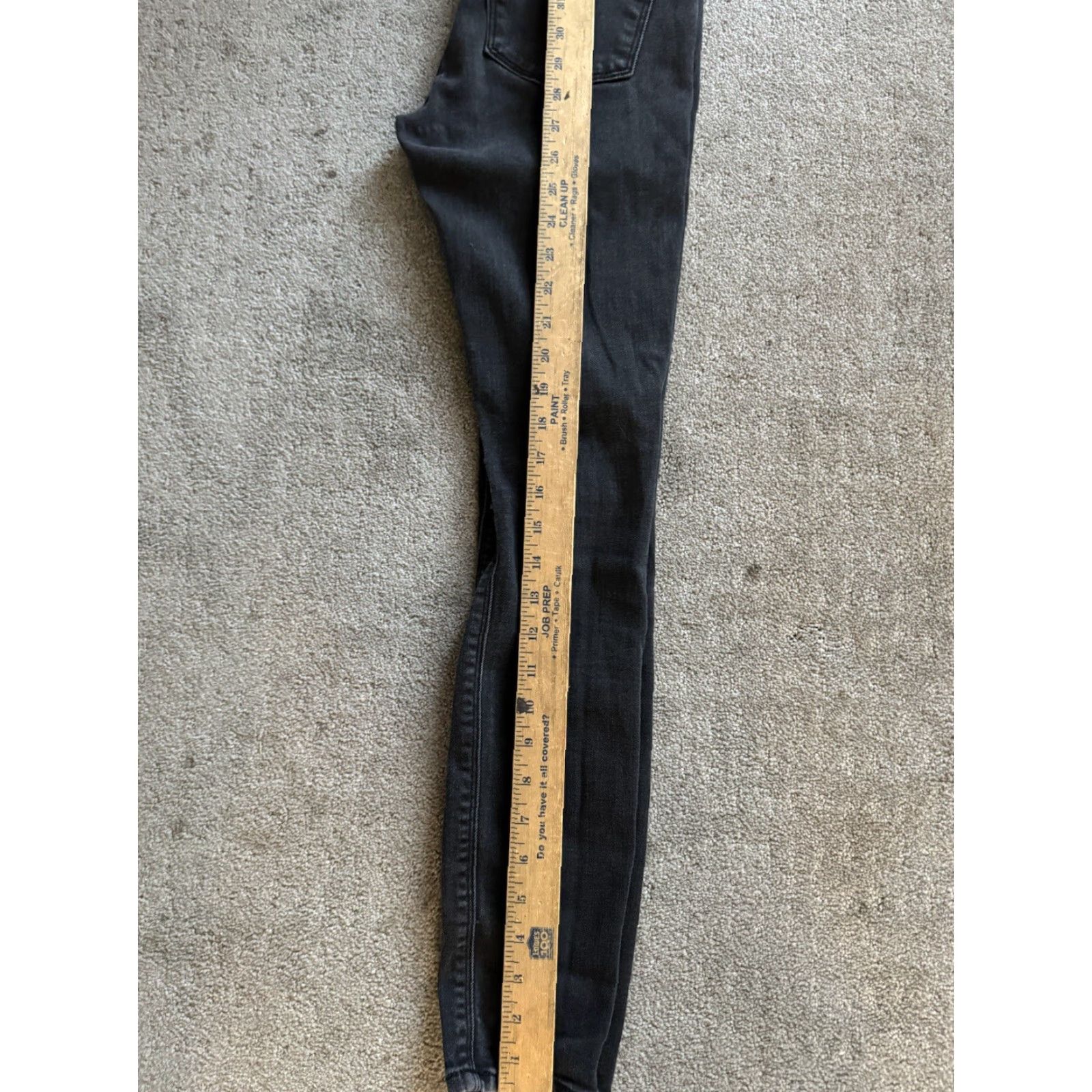 Express Express Jeans Womens Mid Rise Ankle Stretch Black Jeans Size 4 Regular Adult Slim 27in Inseam 5-Pocket Size 27" / US 4 / IT 40 - 5 Thumbnail