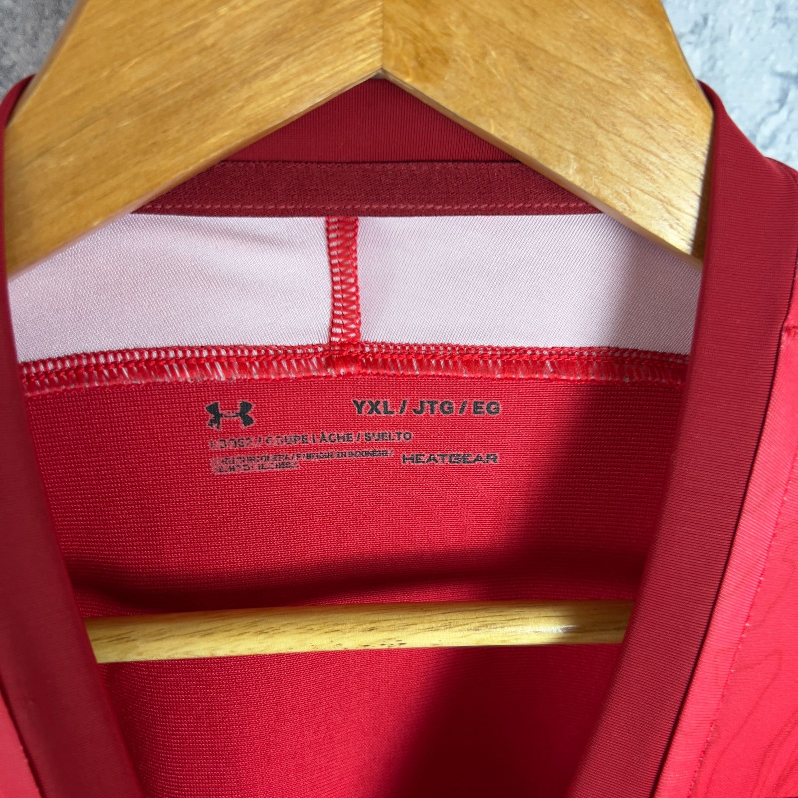 Under Armour Under Armour Wales Rugby Shirt Boys Size XL Red ` Size US S / EU 44-46 / 1 - 4 Thumbnail