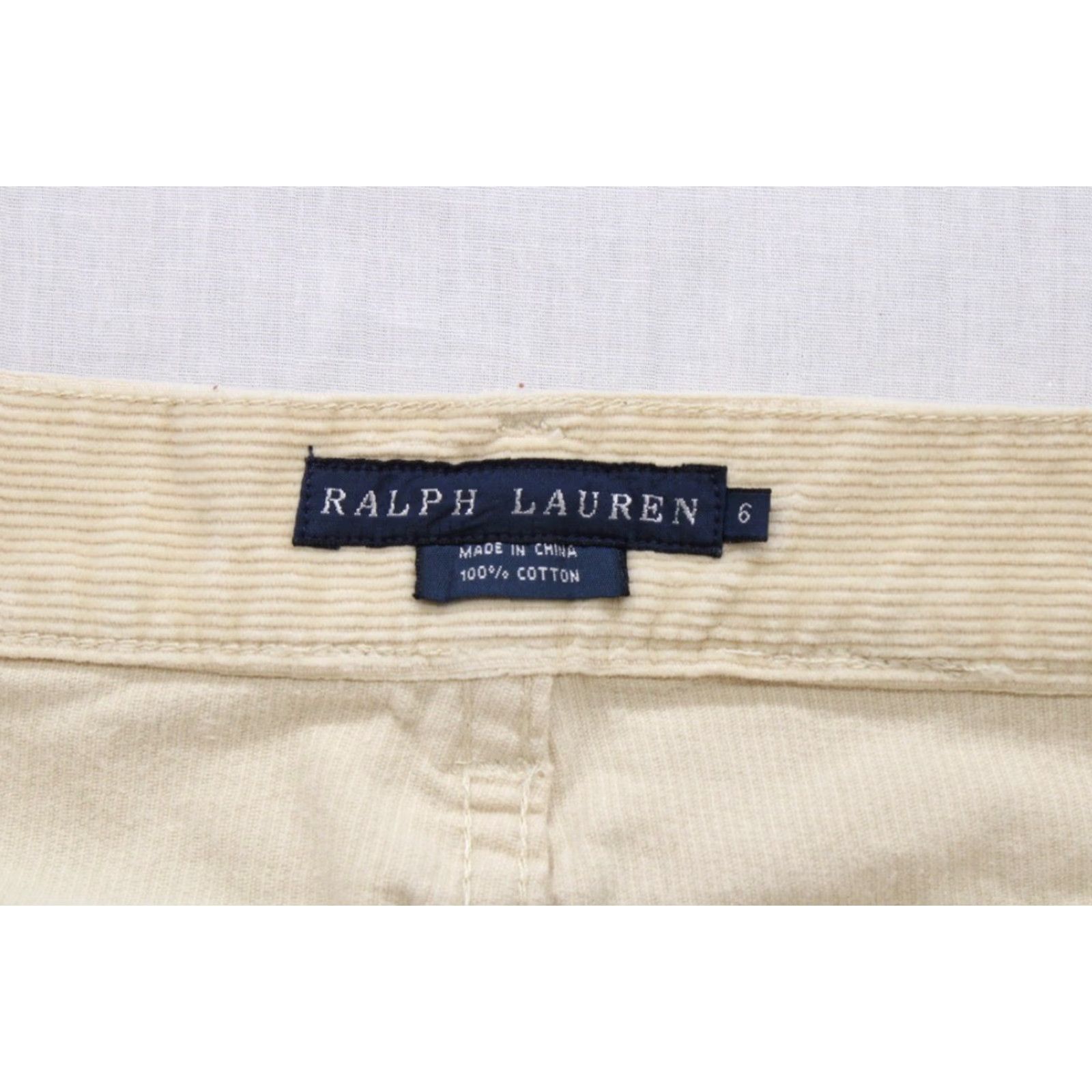 Ralph Lauren Ralph Lauren Chino Pants Women's Size 6 Brown Corduroy Straight Leg Casual 90s Retro Size 28" / US 6 / IT 42 - 6 Thumbnail