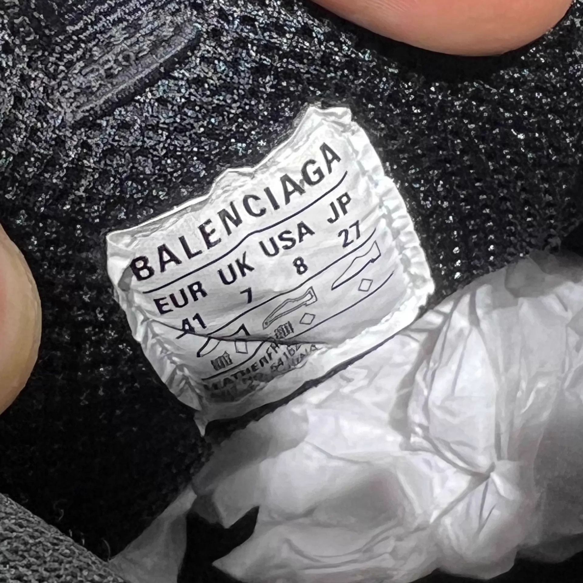 Balenciaga Balenciaga BLCG Triples Black 41 Size US 8 / EU 41 - 8 Thumbnail