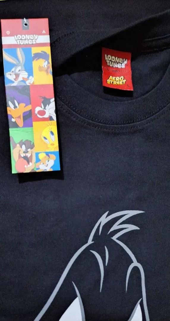 Duckworth Aerostreet T Shirt Oversized Daffy Duck Black T-Shirt Size US L / EU 52-54 / 3 - 5 Thumbnail