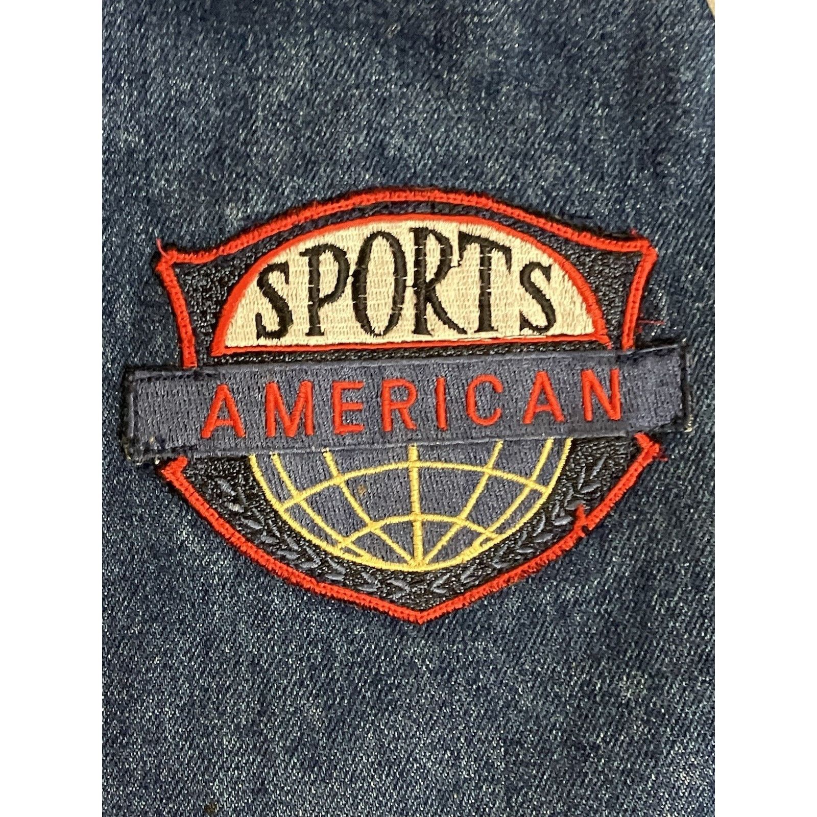 Starter Vtg Honors Sport Jacket Mens Medium Blue Varsity Denim Zip Size US M / EU 48-50 / 2 - 4 Thumbnail