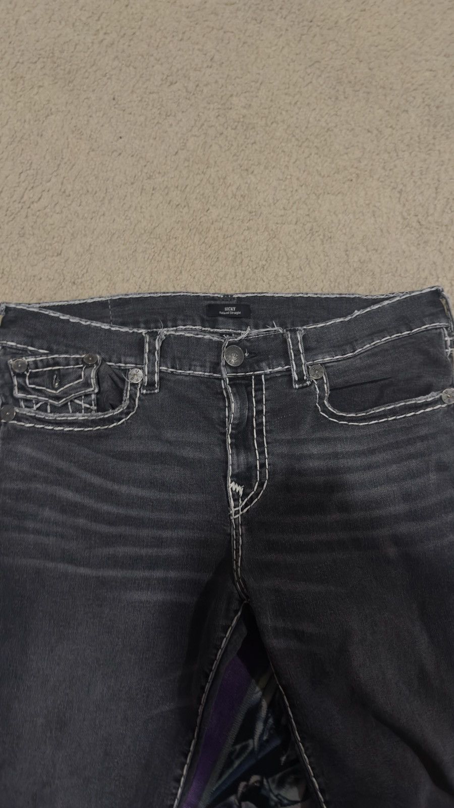 True Religion × Vintage True Religion jeans great condition Size US 38 / EU 54 - 2 Thumbnail