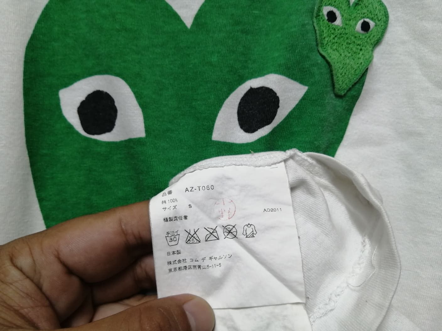 Comme des Garcons × Comme des Garcons PLAY × Vintage VINTAGE COMME DES GARCONS PLAY BIG LOGO VERY RARE Size US S / EU 44-46 / 1 - 6 Thumbnail