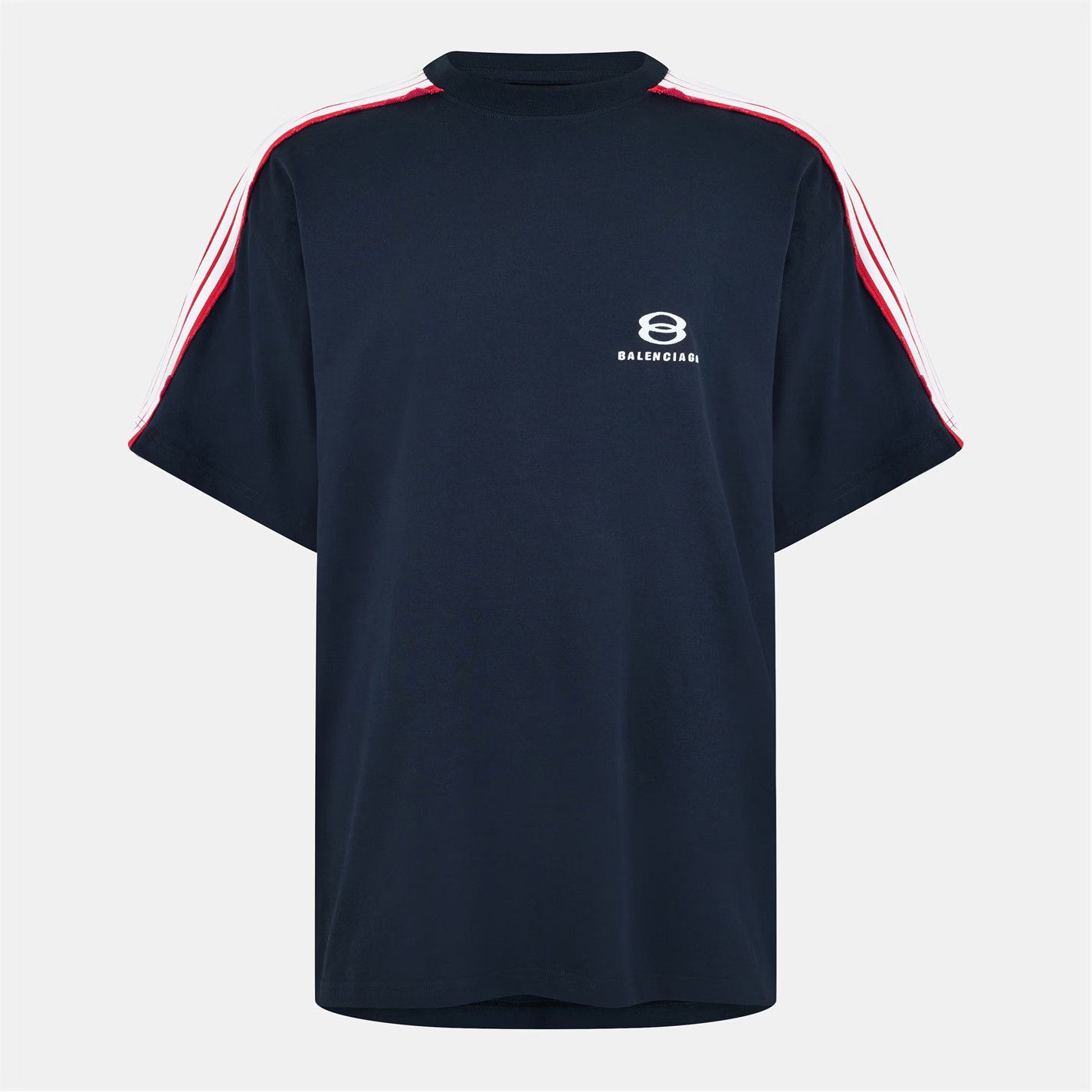 Balenciaga o1g2r1mq0226 Oversized T-Shirt In Multicolor Size US L / EU 52-54 / 3 - 1 Thumbnail
