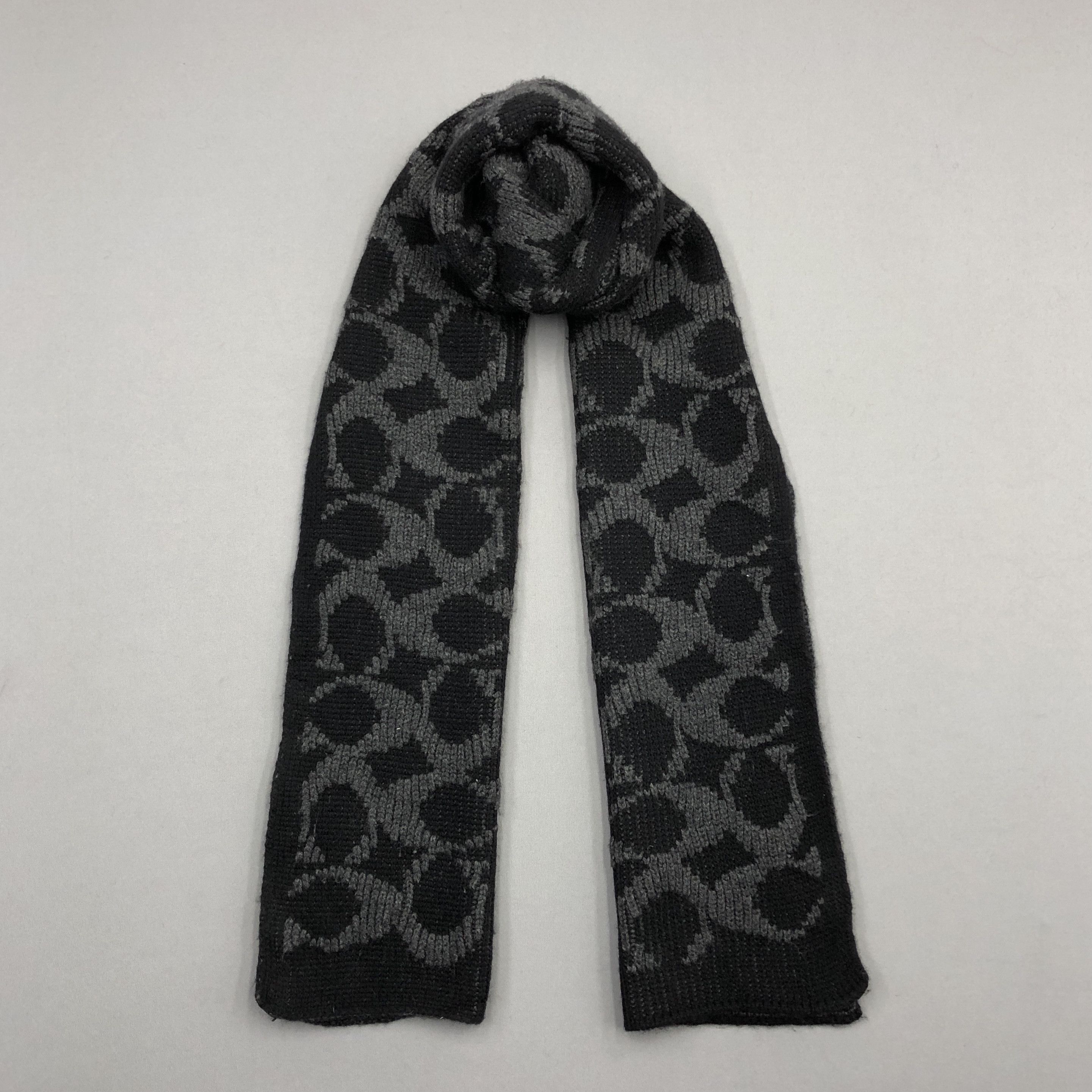 Coach Vintage Coach Scarf Muffler Monogram Wool Scarves Size ONE SIZE - 1 Thumbnail