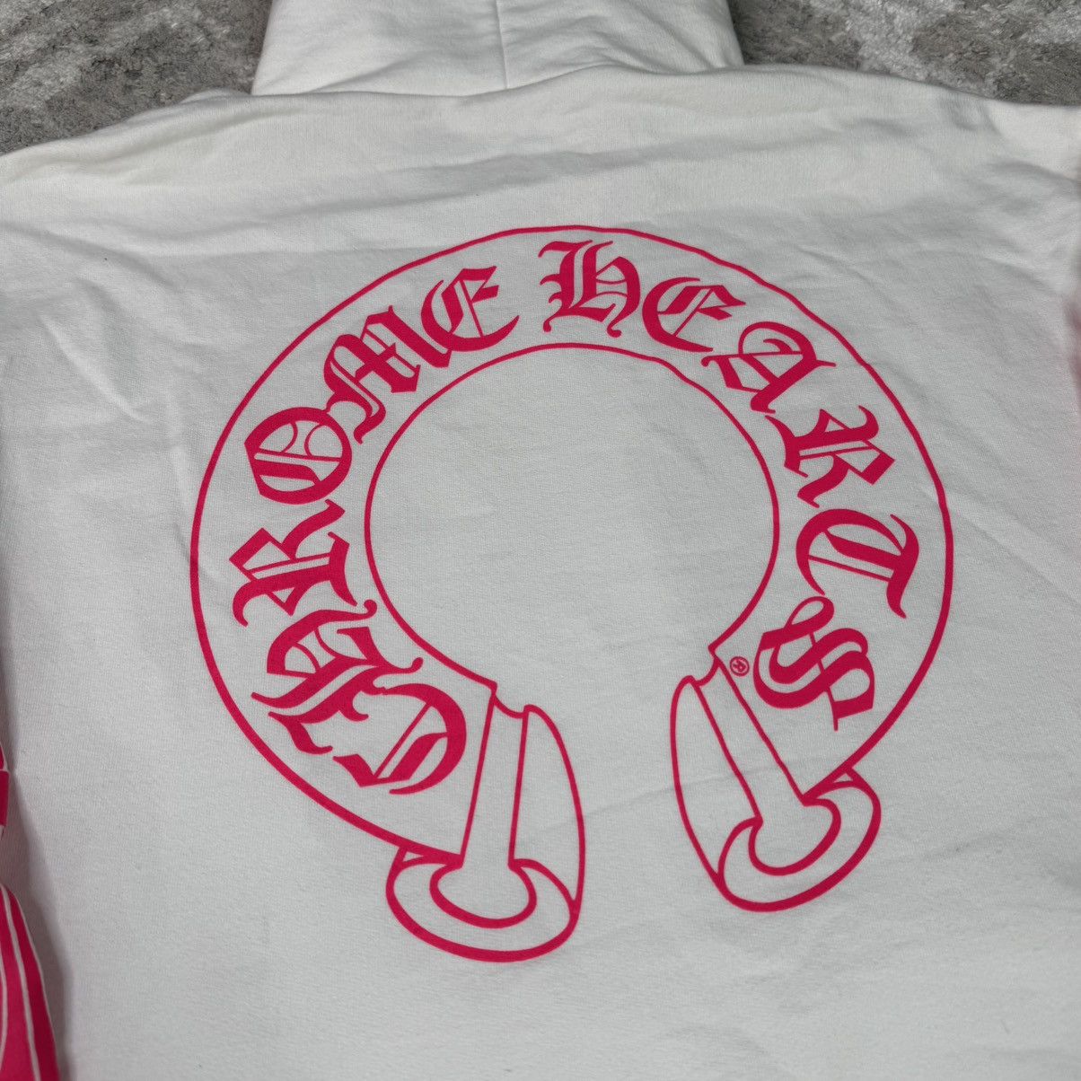 Chrome Hearts Pink floral horseshoe pullover hoodie Size US S / EU 44-46 / 1 - 6 Thumbnail