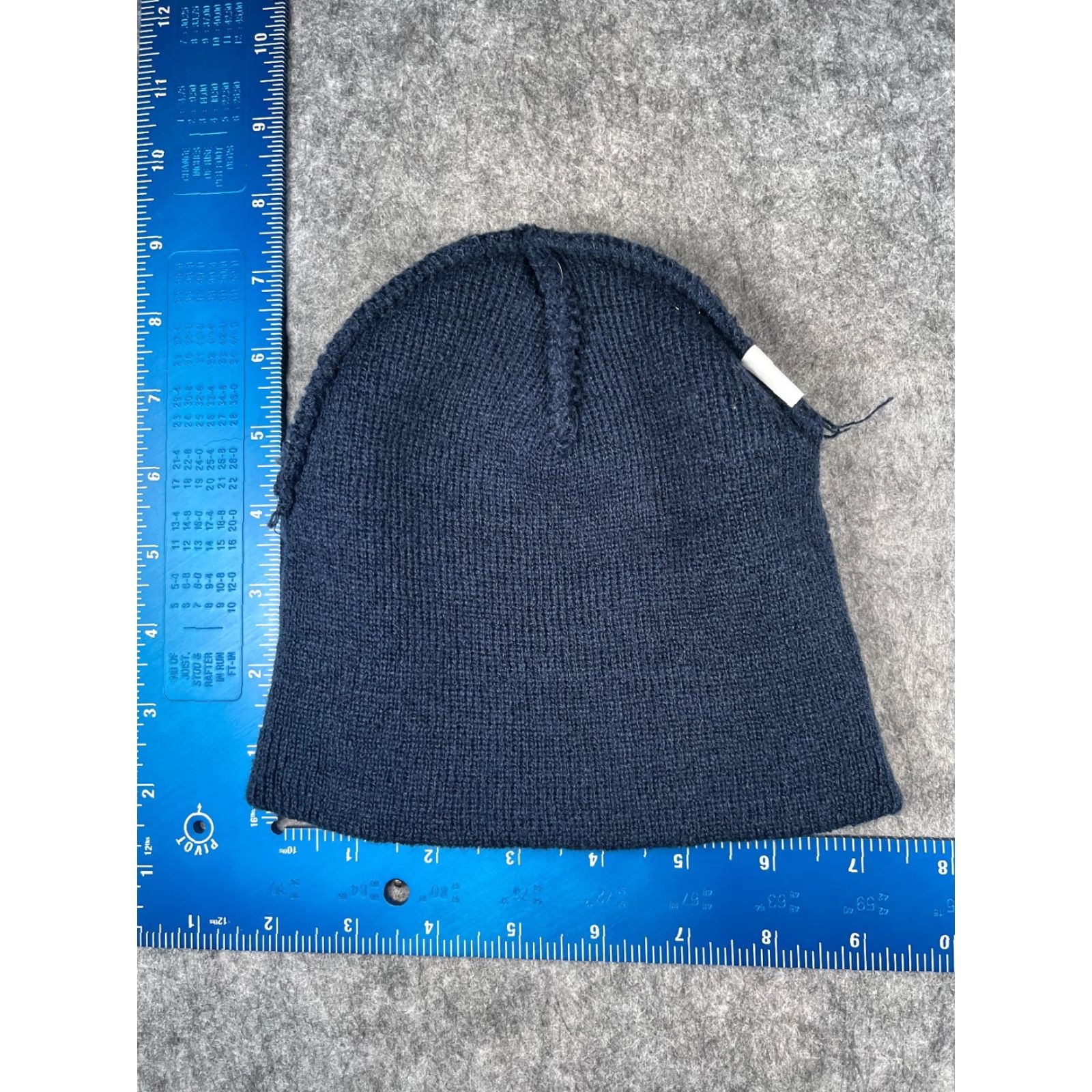 Vintage Beanie Toque Adult One Size Navy Blue Knit 100% Acrylic Winter Snow Ski Unbranded Unisex Adults Beanie Navy Blue Knit 100% Acrylic Winter Ski Size ONE SIZE - 4 Thumbnail