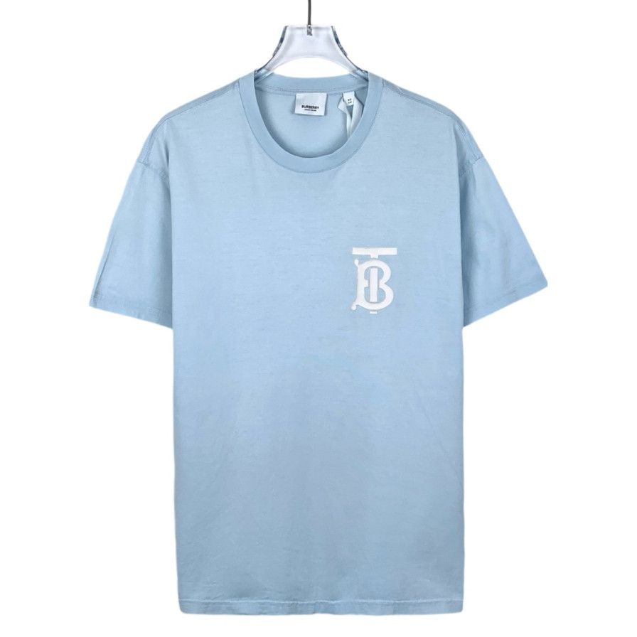 Tシャツ・カットソー BURBERRY Men T Shirts 8072008 TEMPAHB3590 Blue Burberry BURBERRY Men T-Shirts 8072008 TEMPAHB3590 Blue