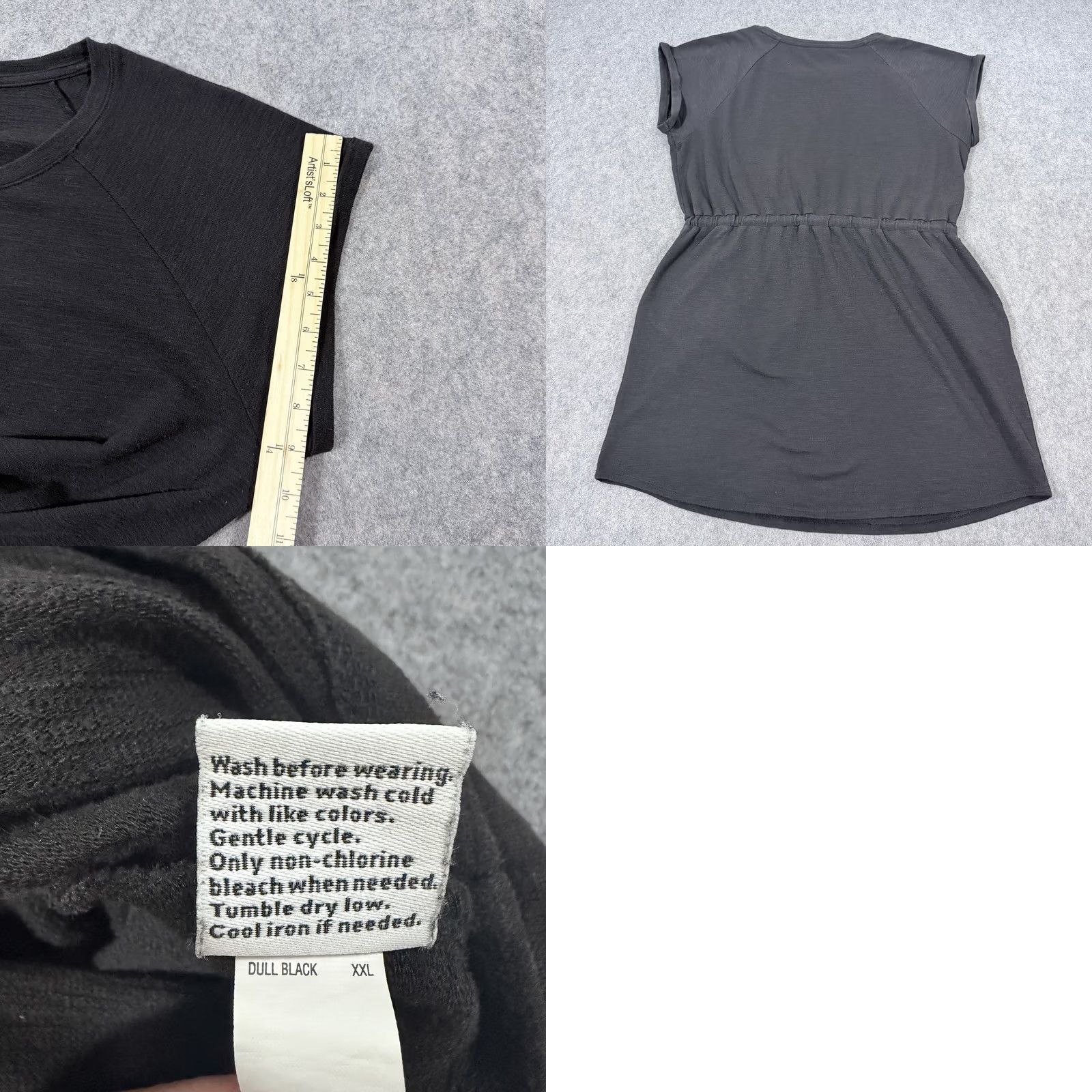 Nine West Nine West Casual Pocket Cinch Waist Drawstring Dress Fits Women's Size XXL Black Size XXL / US 16-18 / IT 52-54 - 11 Thumbnail