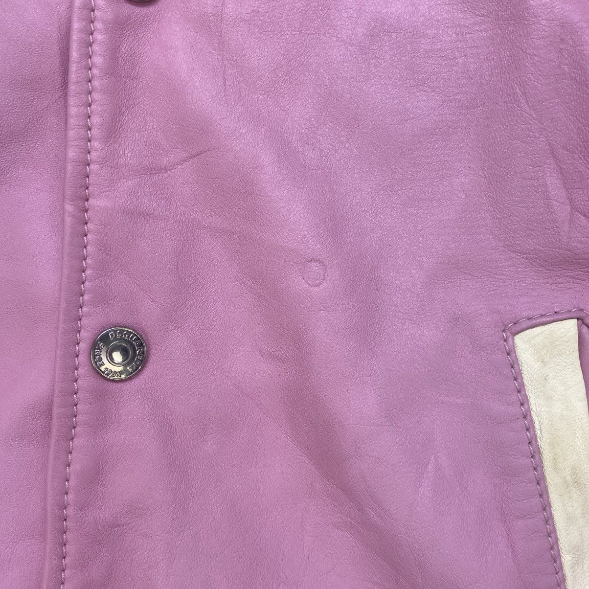 Dolce & Gabbana Dolce & Gabbana Ovine Leather Sheepskin Varsity Jacket Size S / US 4 / IT 40 - 9 Thumbnail