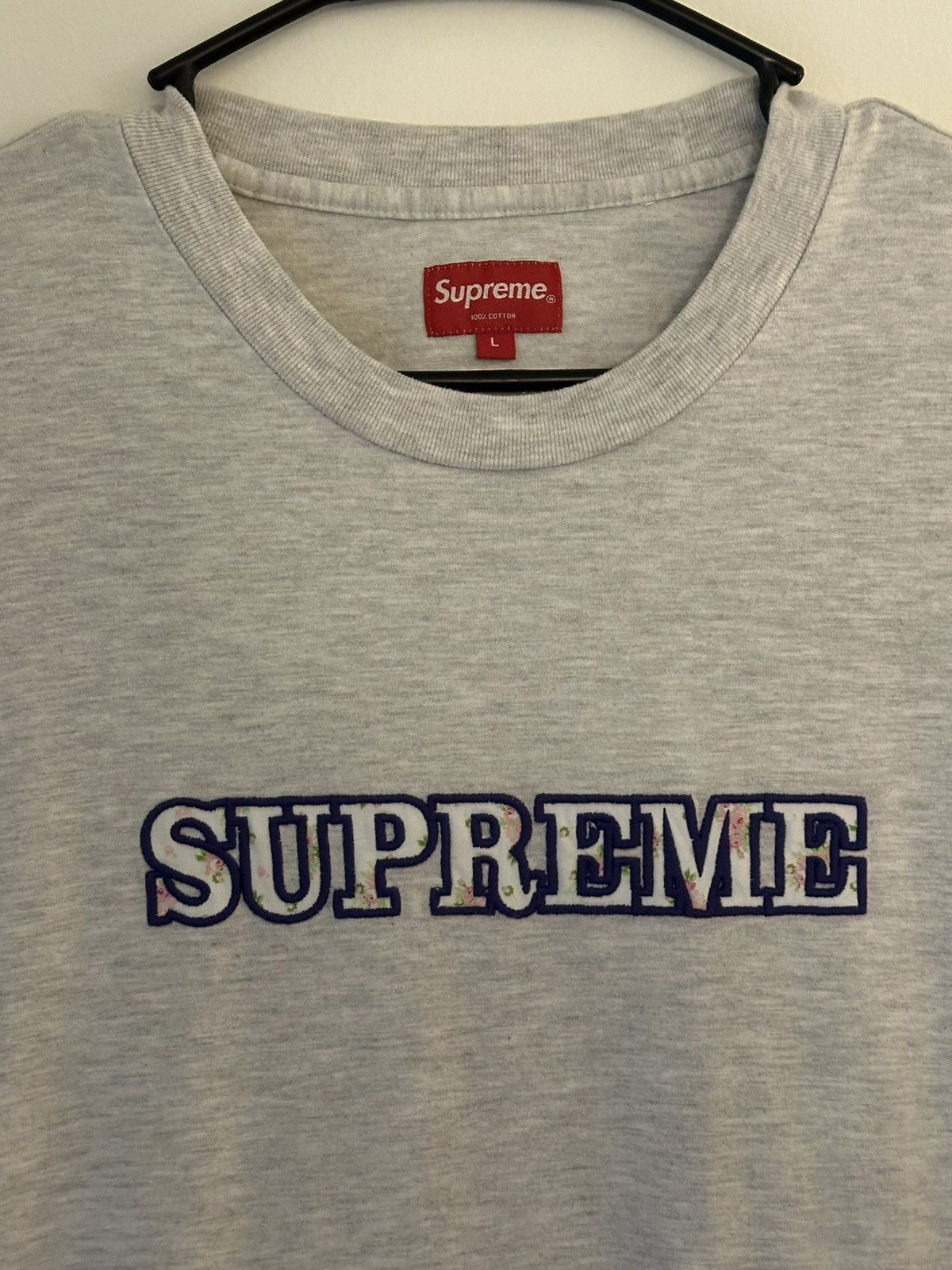 Supreme Supreme Floral Logo Tee Size US L / EU 52-54 / 3 - 2 Thumbnail