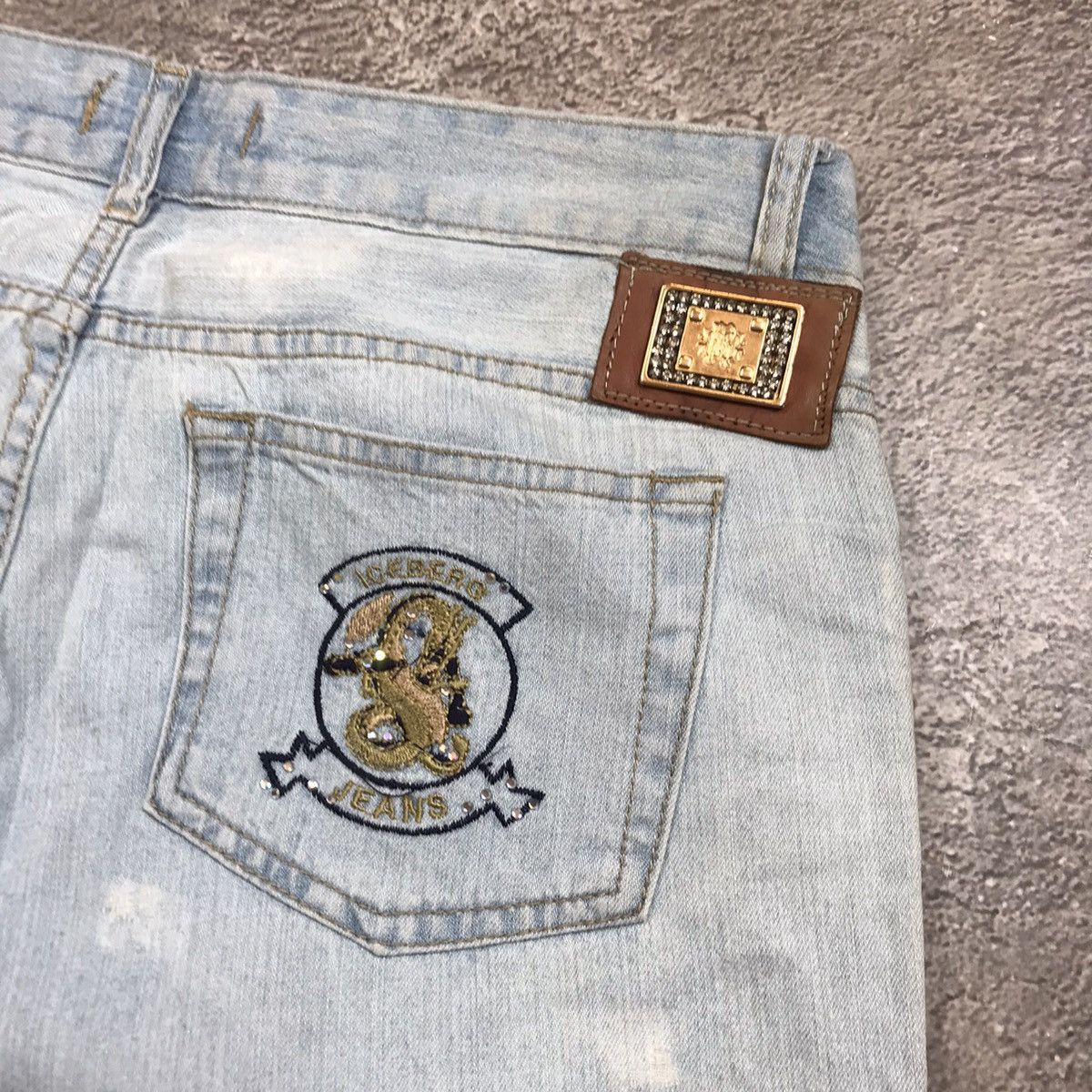 Vintage Vintage Iceberg Distressed Baggy Jeans Japanese 90s Grunge 3 Size 31" - 8 Thumbnail