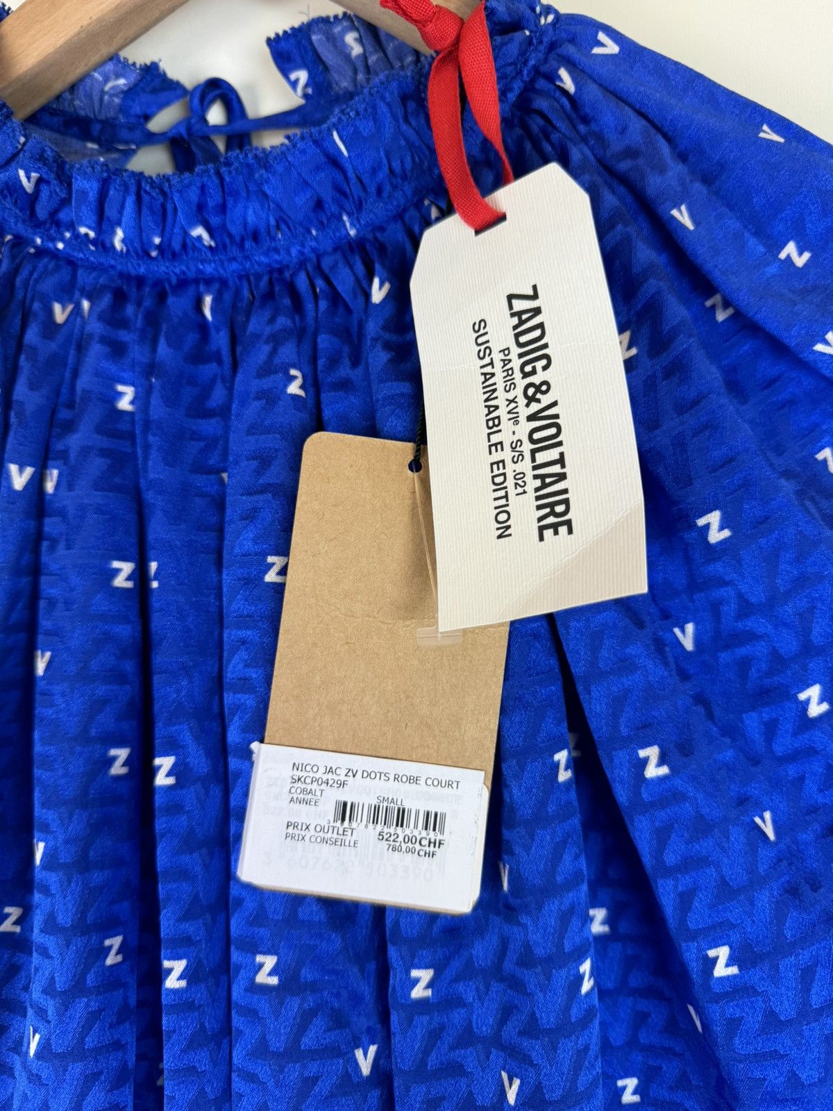 Other Zadig Voltaire defile rock punk silk logo monogram dress S Size S / US 4 / IT 40 - 11 Thumbnail