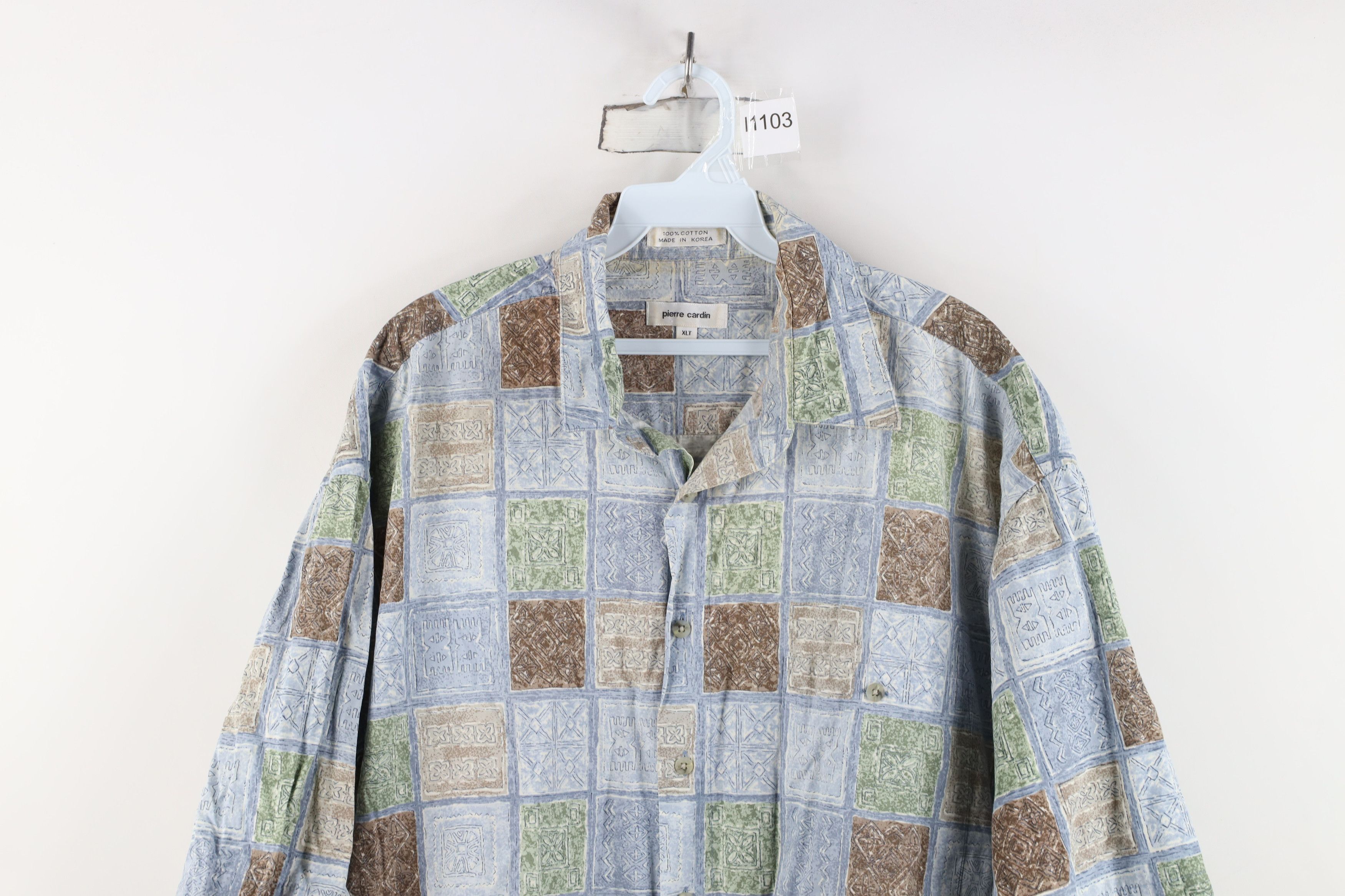 Pierre Cardin Vintage 90s Pierre Cardin Tribal Luau Hawaiian Button Shirt Size US XL / EU 56 / 4 - 2 Thumbnail