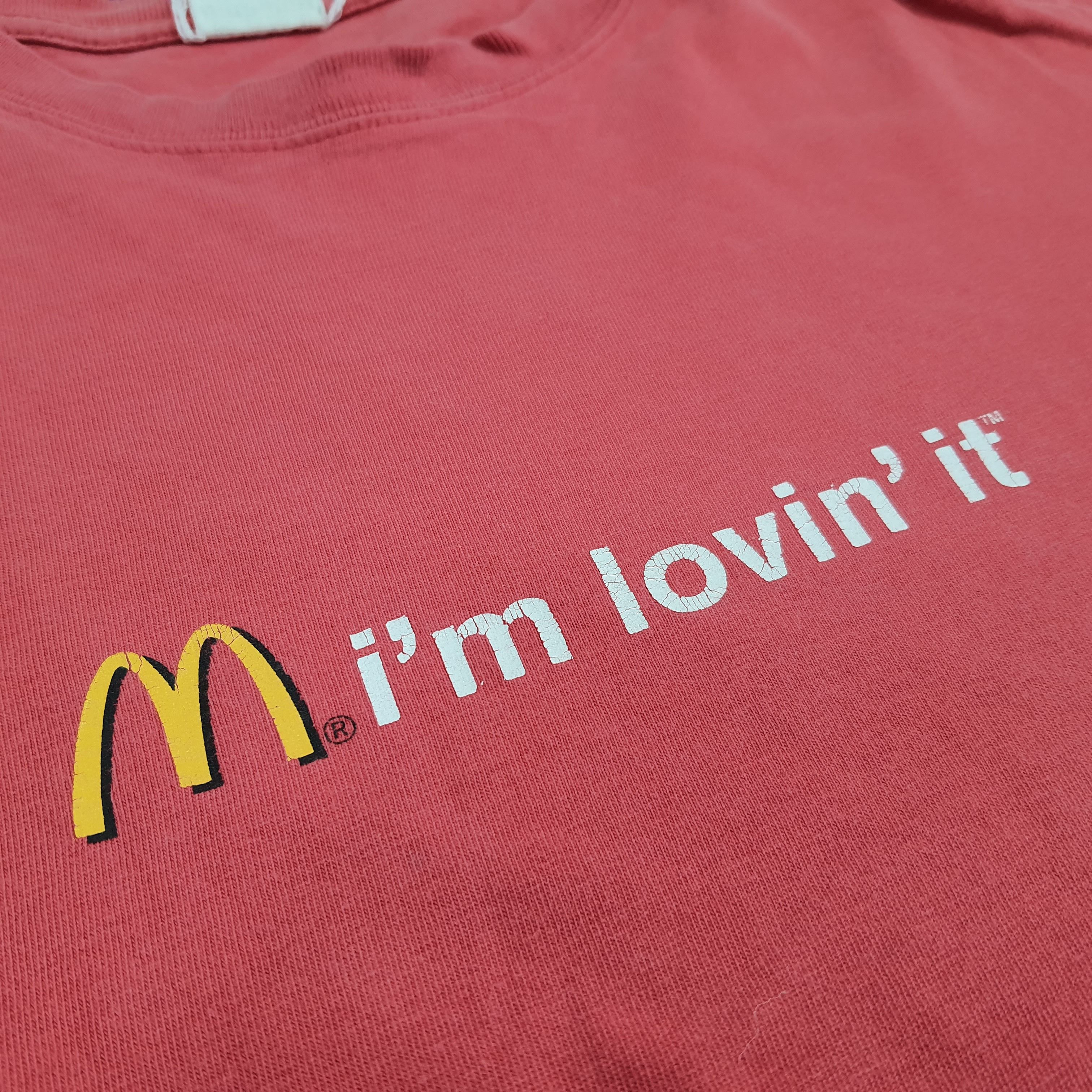 Vintage Vintage Mc Donald I'm Loving' It Promo McD Tshirt Size US M / EU 48-50 / 2 - 2 Thumbnail