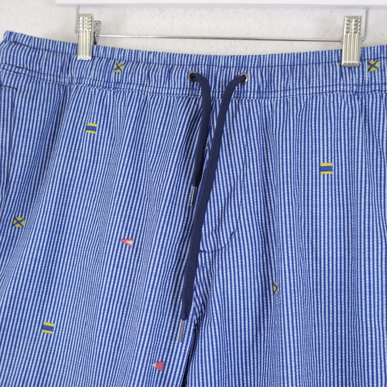 Sperry Sperry Large Blue Striped Lined Large Swim Trunks 36/6 High Size US 36 / EU 52 - 3 Thumbnail
