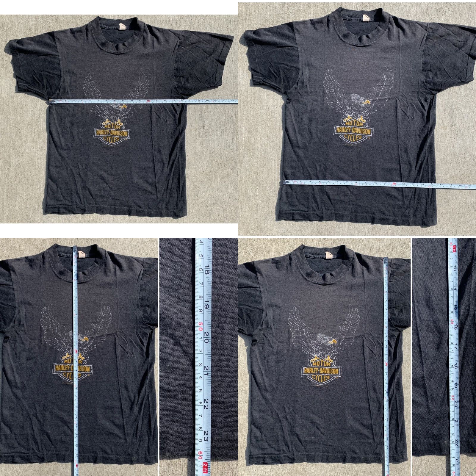 Harley Davidson VINTAGE Harley-Davidson T Shirt Small S Black 80s Single Stitch Mens Vintage 1980-1989 See Pics Size US S / EU 44-46 / 1 - 11 Thumbnail