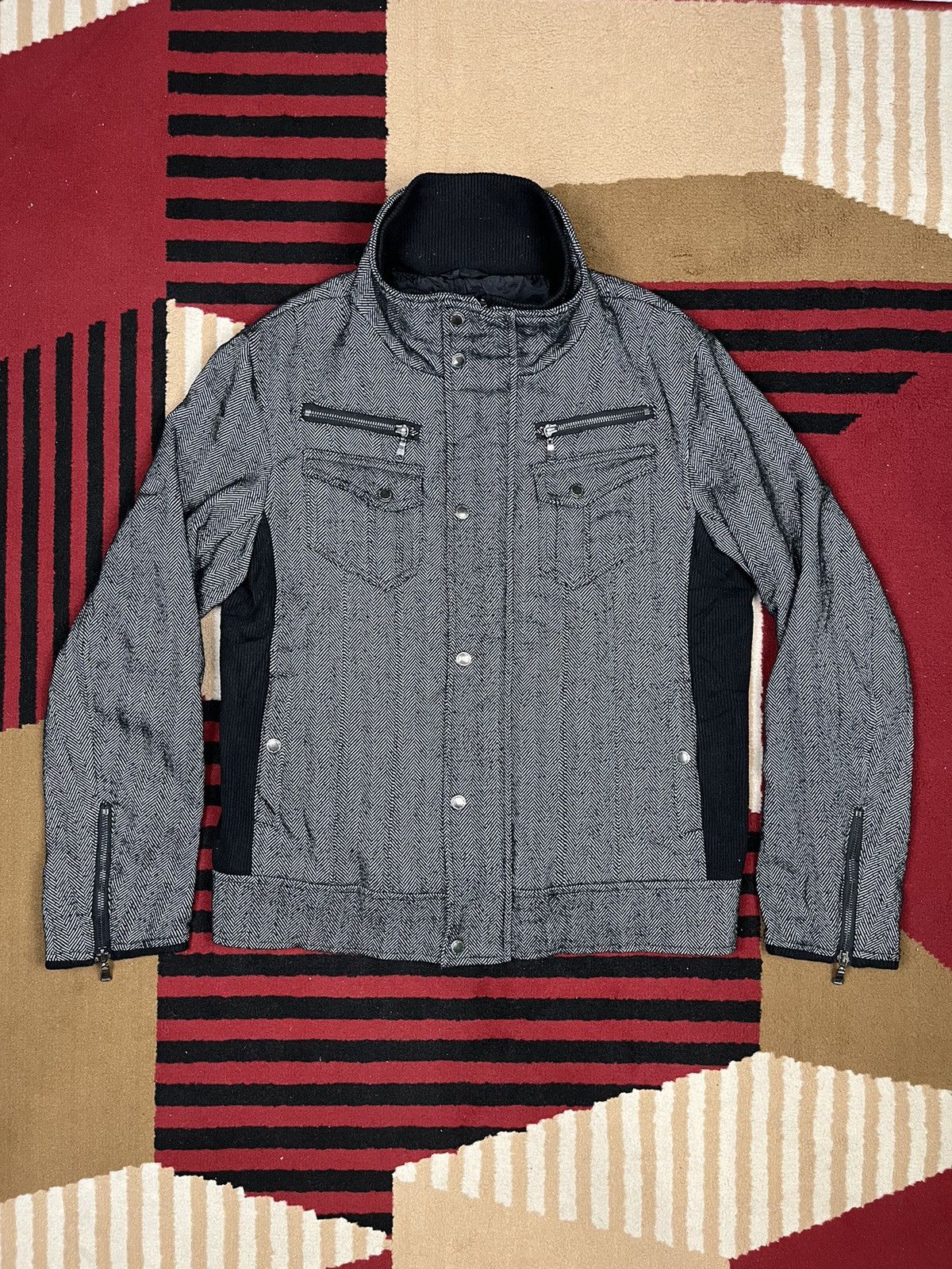 semanticdesign Semantic Design Dual Zipper Jacket Washed Grey Size US L / EU 52-54 / 3 - 3 Thumbnail