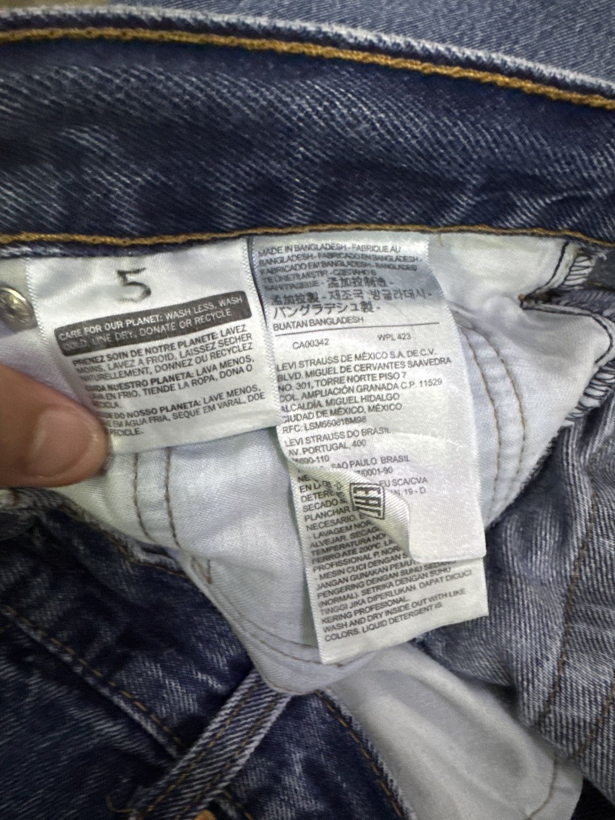 Levi's × Levi's Vintage Clothing Levi's 517 Blue Distressed Denim Jeans Size US 36 / EU 52 - 19 Thumbnail