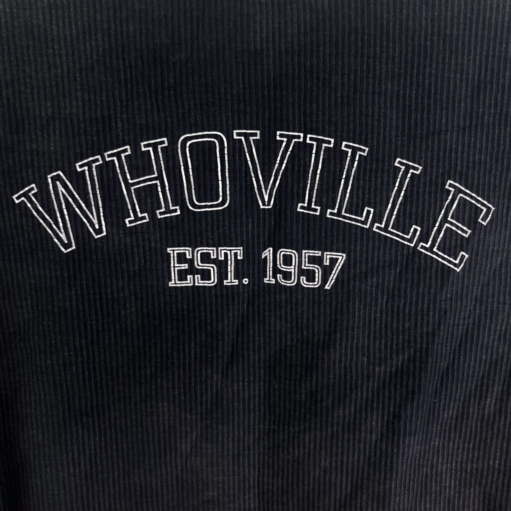 Vintage Royce Corduroy Sweatshirt Mens M Black Long Sleeve Graphic Print Crew Neck Vintage? No (use original) Size US M / EU 48-50 / 2 - 3 Thumbnail
