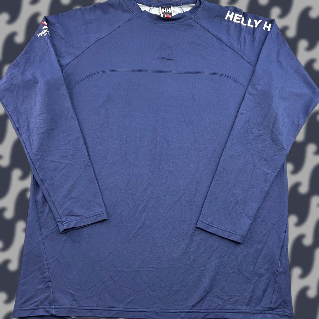 Helly Hansen Helly Hansen Hydropower Pro Sailing Shirt Mens 2XL Blue Long Sleeve T-Shirt Pullover Wear Outdoor Sports Moisture Wicking Apparel Mens Size US XXL / EU 58 / 5 - 1 Thumbnail