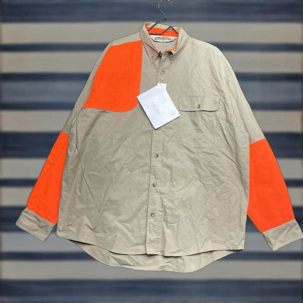 Vintage Bob Allen Shooting Shirt Mens XL Long Sleeve High Prairie Neon Orange NWT Size US XL / EU 56 / 4 - 1 Thumbnail