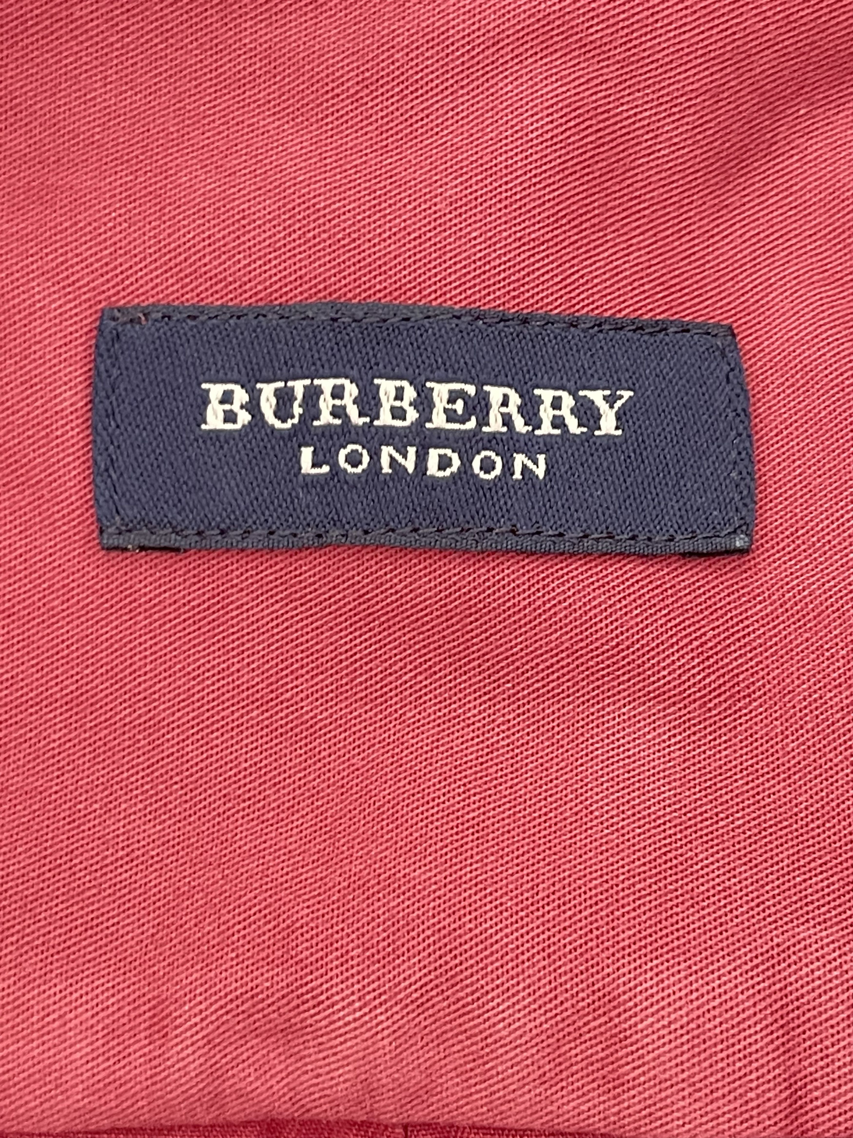 Burberry 🔥 shirt Burberry London red burgundy Size US M / EU 48-50 / 2 - 3 Thumbnail